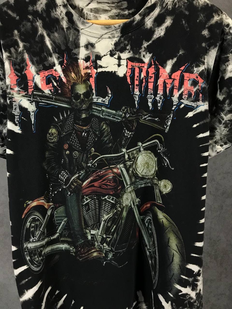 Vintage Hell Time vintage rock skull tee Size US M / EU 48-50 / 2 - 3 Thumbnail