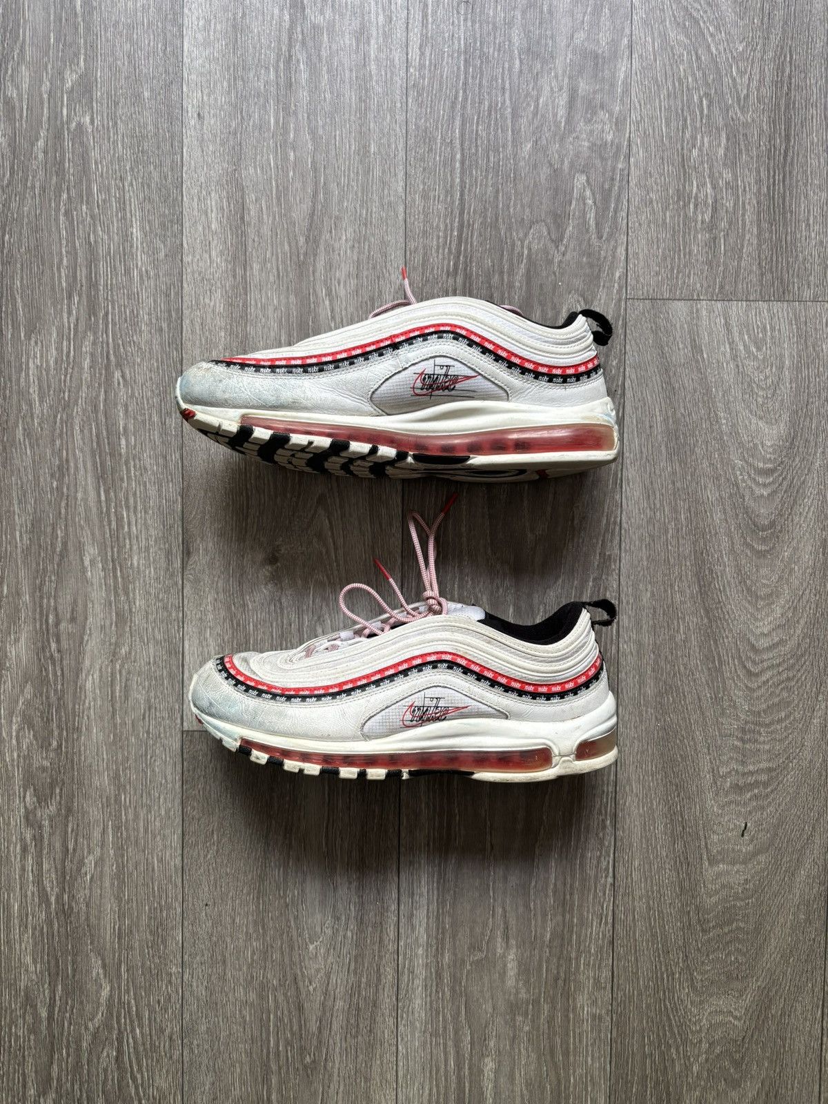 Nike Nike Air Max 97 Script Swoosh Sneakers Size US 10.5 / EU 43-44 - 1 Thumbnail