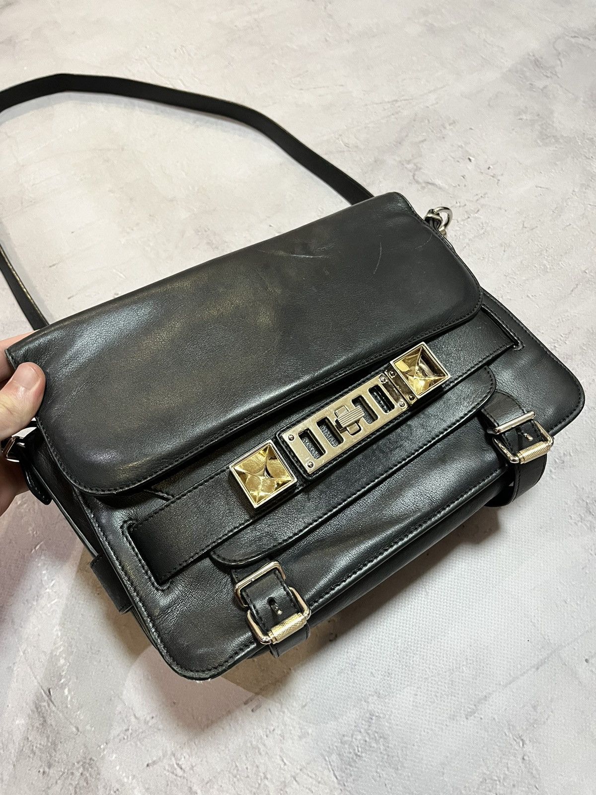 Designer × Genuine Leather × Proenza Schouler Proenza Schouler PS11 Crossbody Leather Bag Size ONE SIZE - 2 Thumbnail