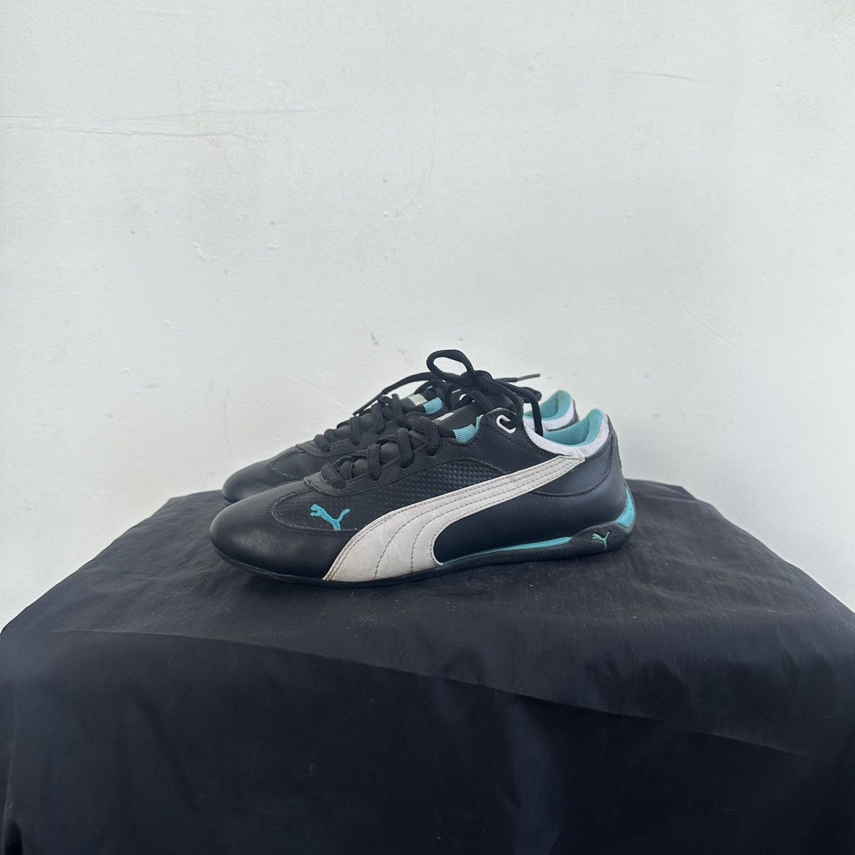Puma Puma Speedcat Shield Black Purple Leather Sneaker Vintage Size US 6.5 / IT 36.5 - 6 Thumbnail