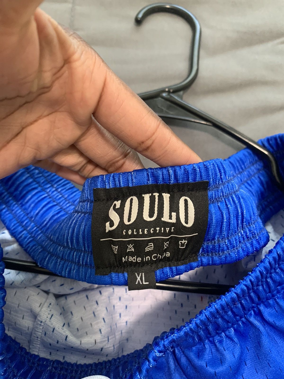 Vintage Soulo Flame Basketball Shorts Size US 34 / EU 50 - 2 Thumbnail