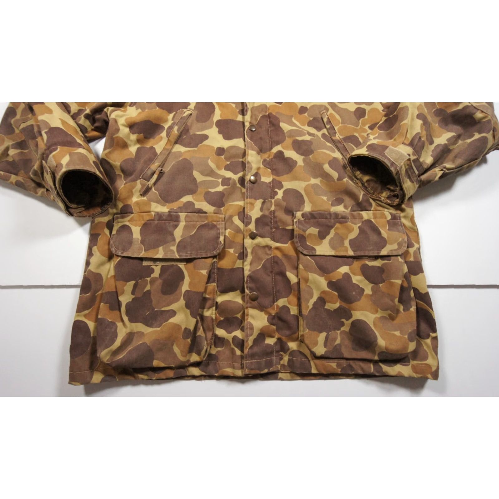 Vintage VINTAGE Gamehide Camouflage Hunting Jacket Men Medium Hooded Canvas Outdoor Military Style Fall Spring Winter Mens Size US M / EU 48-50 / 2 - 3 Thumbnail