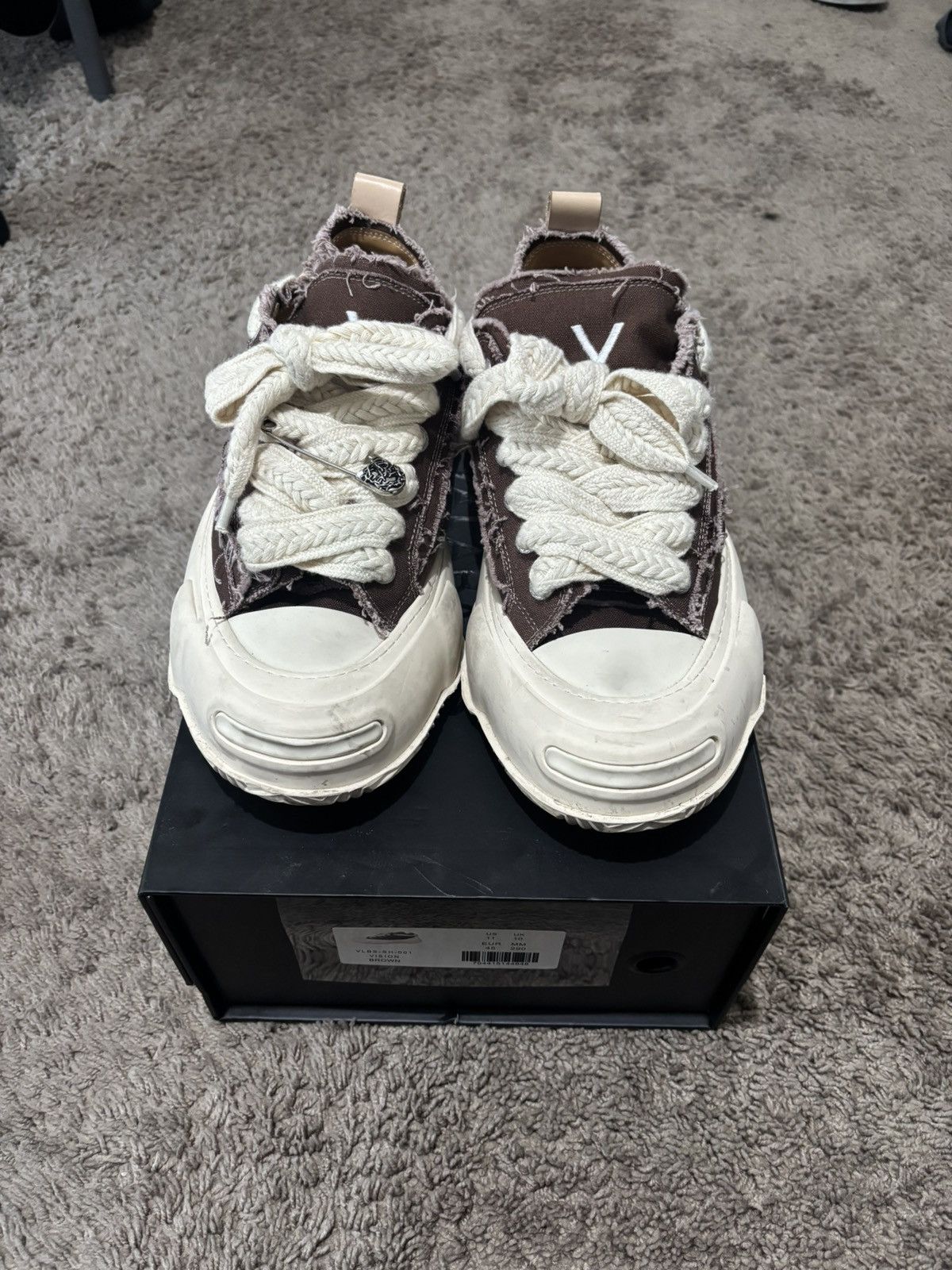 Designer × Valabasas Valabasas Vision Brown Shoes Size US 11 / EU 44 - 1 Thumbnail