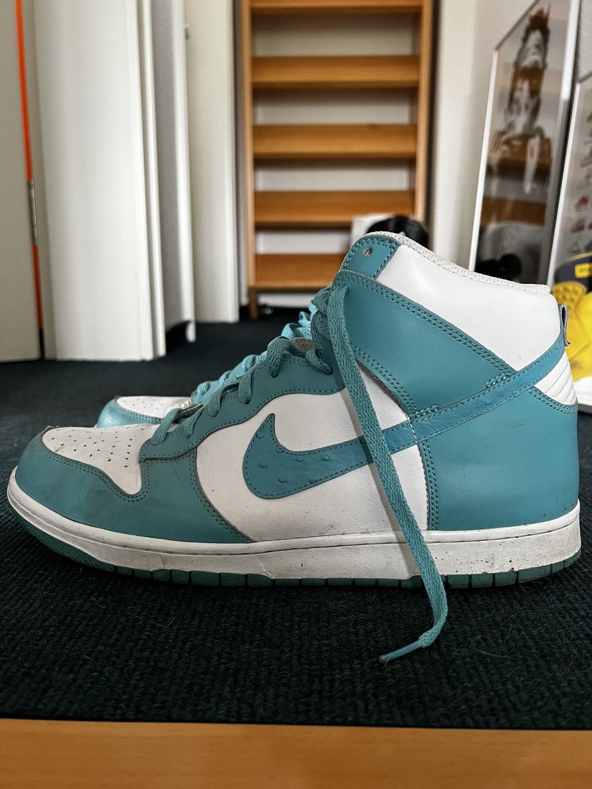 Nike Nike Dunk High Mineral Blue (2010) VERY RARE Size US 13 / EU 46 - 3 Thumbnail