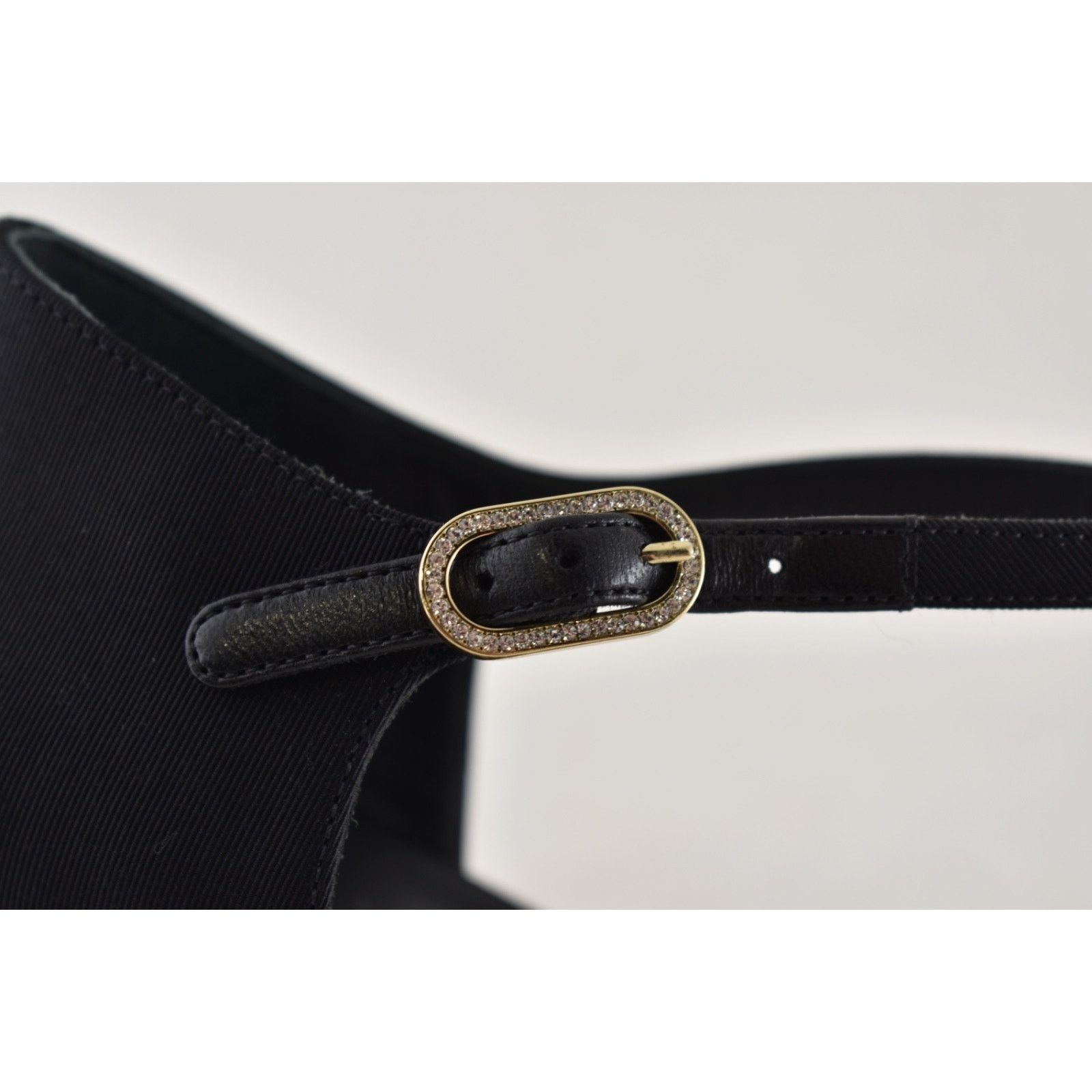 Chanel Chanel Black Crystal CC Gold Mary Jane Block Heel Pumps 40 Size US 10 / IT 40 - 8 Thumbnail