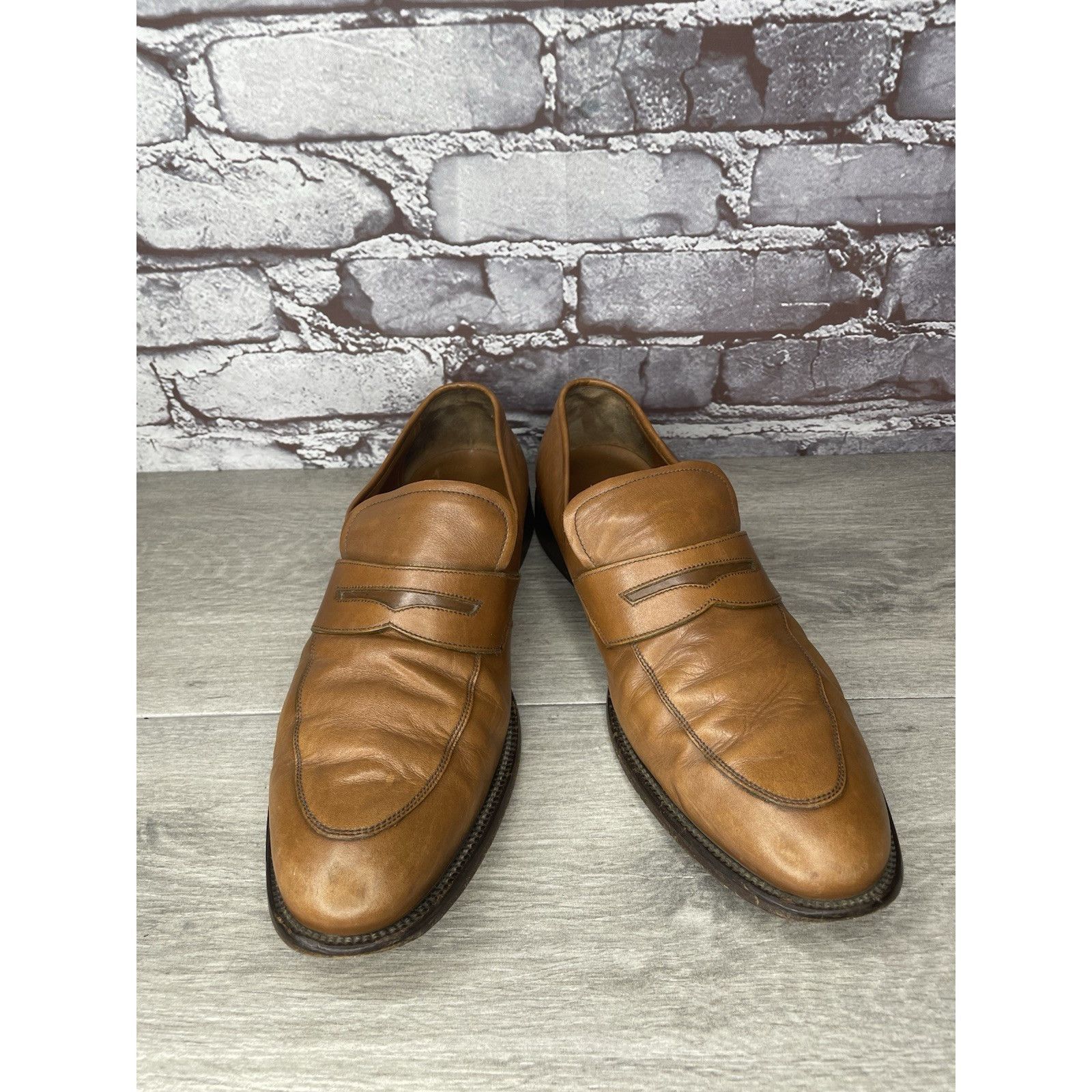 Bally Bally Brown Leather Salasan Penny Loafers Dress Shoes Men’s Size US 7 / EU 40 - 3 Thumbnail