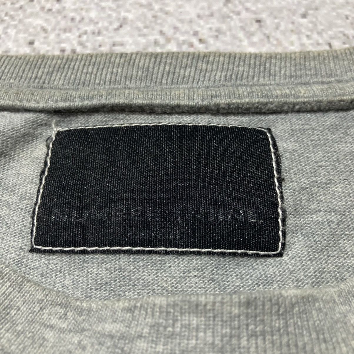 Number (N)ine Vintage Number (N)ine Spell Out Box Logo T-shirt Grey Size US L / EU 52-54 / 3 - 13 Thumbnail