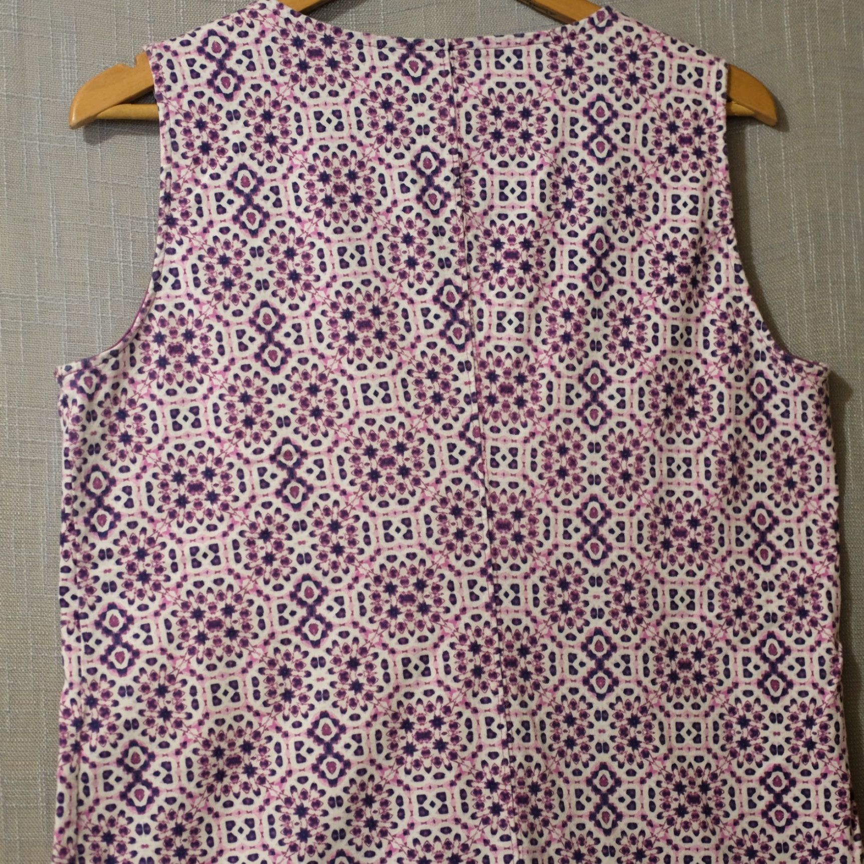 Vintage St. John's Bay Twist Knot Front Tank Top Sleeveless Purple/White Womens XL Size XL / US 12-14 / IT 48-50 - 5 Thumbnail