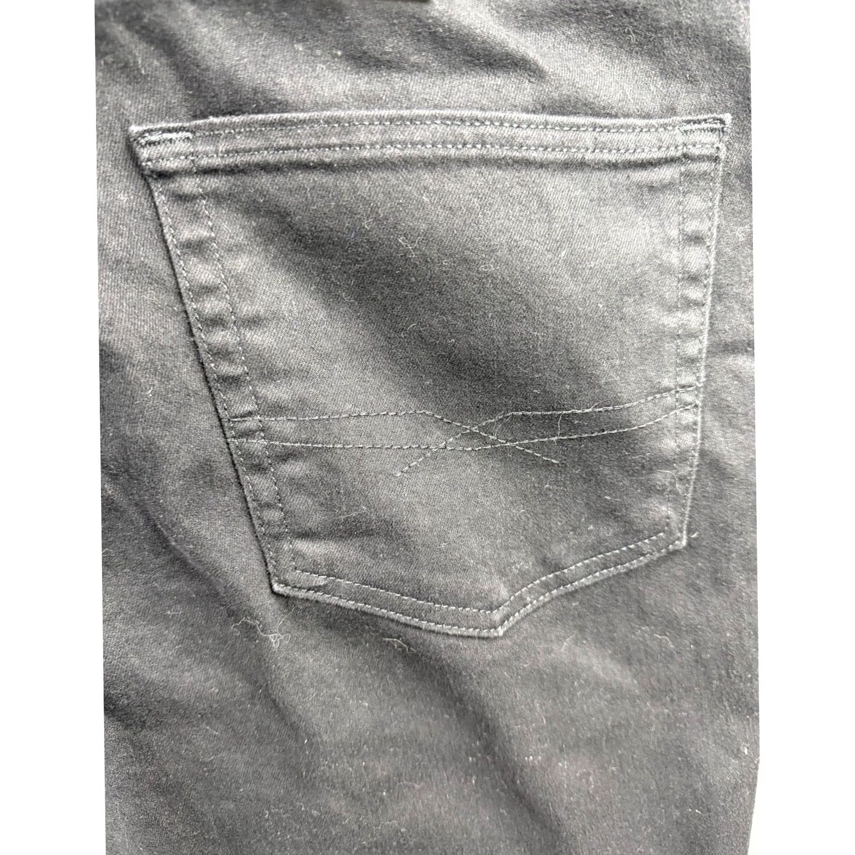 Vintage Levi Strauss Signature Slim Jeans Mens Black 36x30 Super Flex Stretch Slim Fit Denim Straight 5-Pocket Zip Button Waist 36 Mens Black Size US 36 / EU 52 - 3 Thumbnail