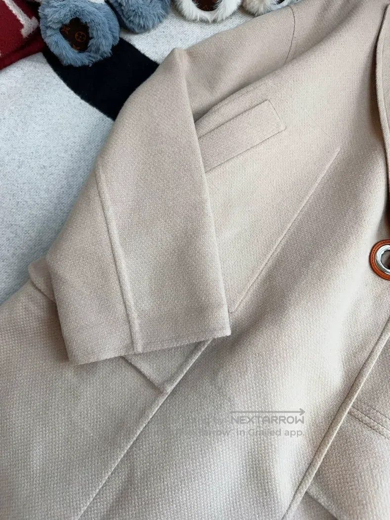 Hermes Hermes Oatmeal Cashmere Coat Size XS / US 0-2 / IT 36-38 - 7 Thumbnail