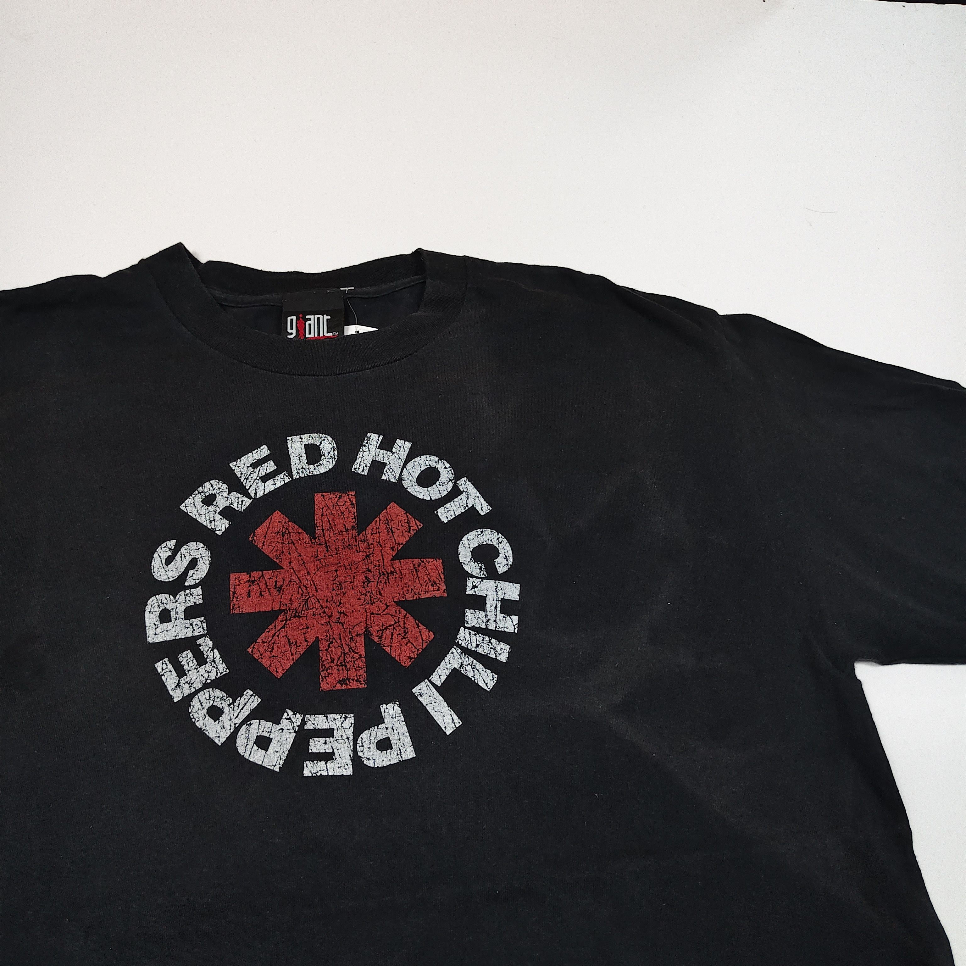 Nirvana Vintage Red Hot Chili Peppers White "Asterisk" Logo #E Size US L / EU 52-54 / 3 - 3 Thumbnail