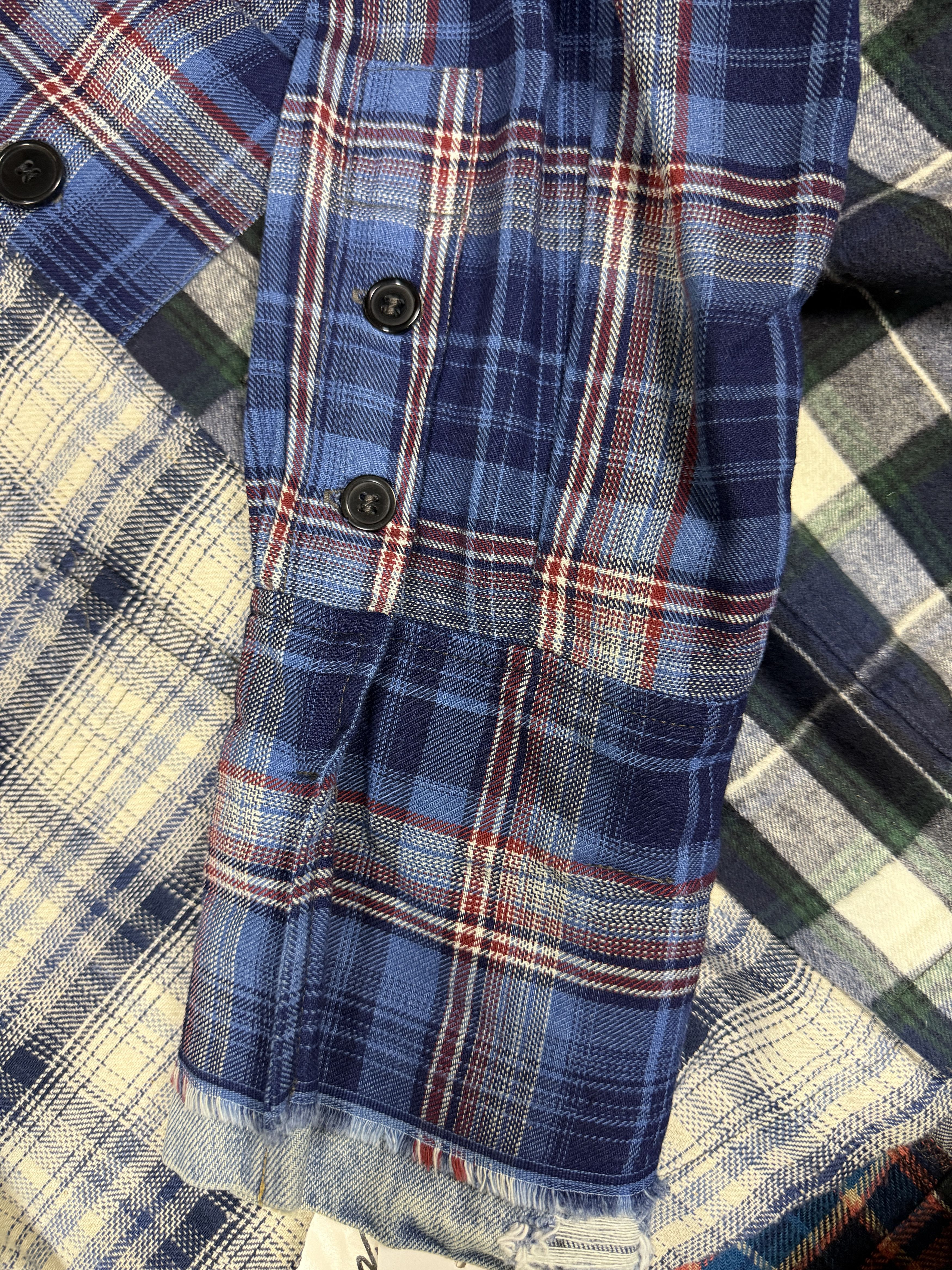 Greg Lauren $1050 Greg Lauren Mixed Plaid Shawl Collar Boxy Jacket Size US XL / EU 56 / 4 - 8 Thumbnail