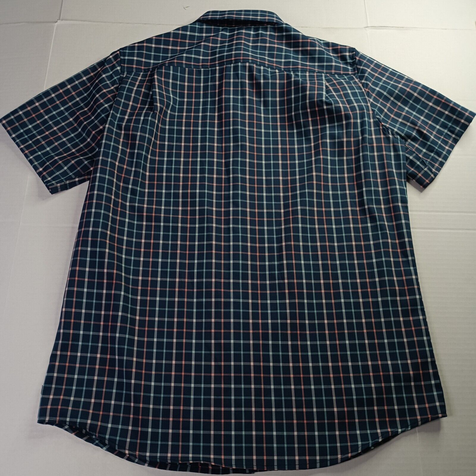 Chaps Chaps Checkered Shirt Men's M Medium Blue Stretch UPF 50 Size US M / EU 48-50 / 2 - 7 Thumbnail