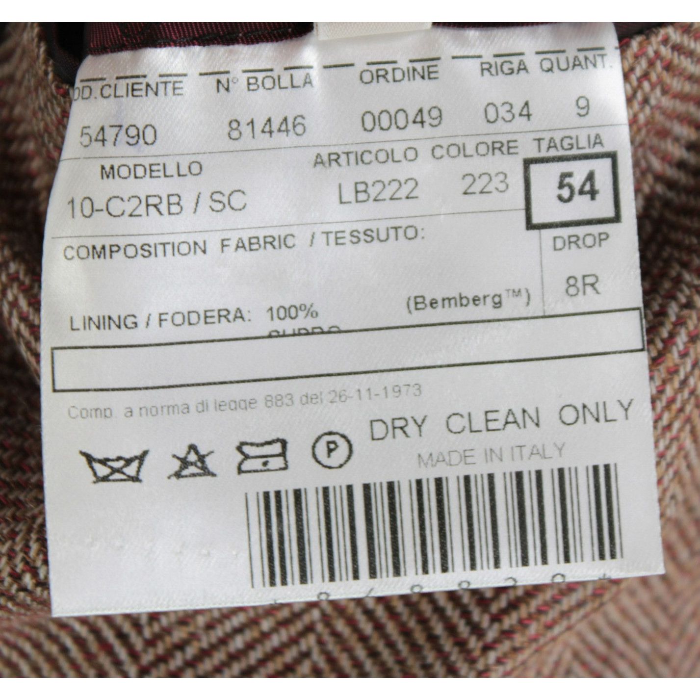 Luciano Barbera Luciano Barbera Sport Coat Size 44 US in Brown Size 44R - 9 Thumbnail