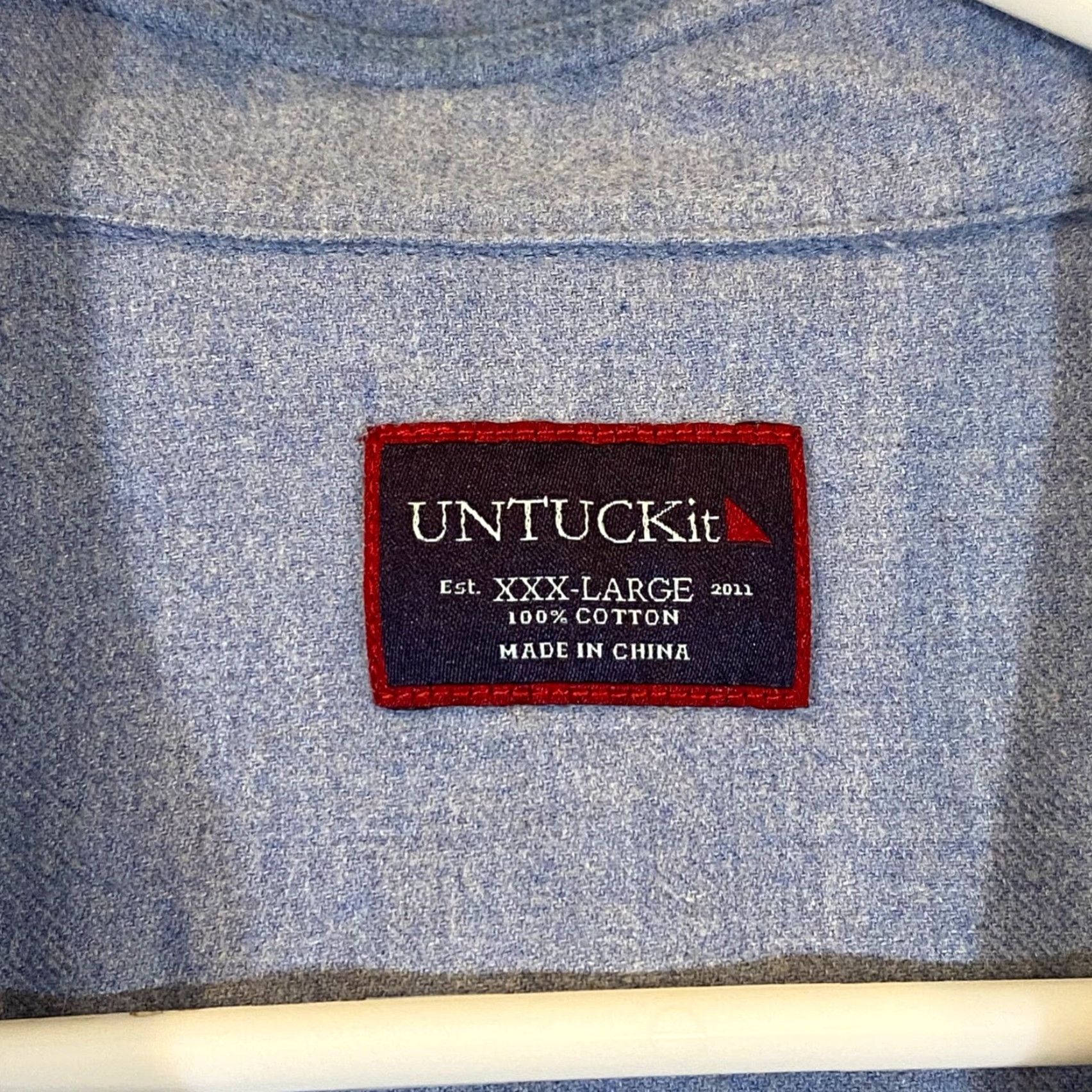 UNTUCKit UNTUCKit Shirt Mens 3XL Blue Button Up Dress Classic Top 100% Cotton L/S Shirt Mens 3XL Blue Button Up Dress Classic Top 100% Cotton L/S Size US XXL / EU 58 / 5 - 2 Thumbnail