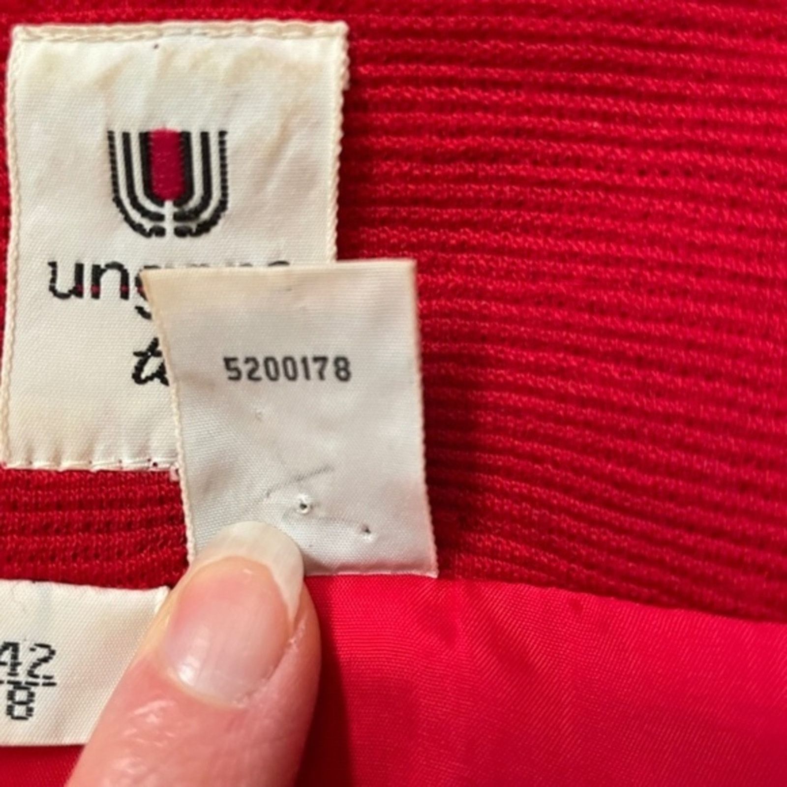 Emanuel Ungaro × Vintage Ungaro Ter x Emanuel Ungaro Vintage Red Wool Jacket Coat Size M / US 6-8 / IT 42-44 - 6 Thumbnail