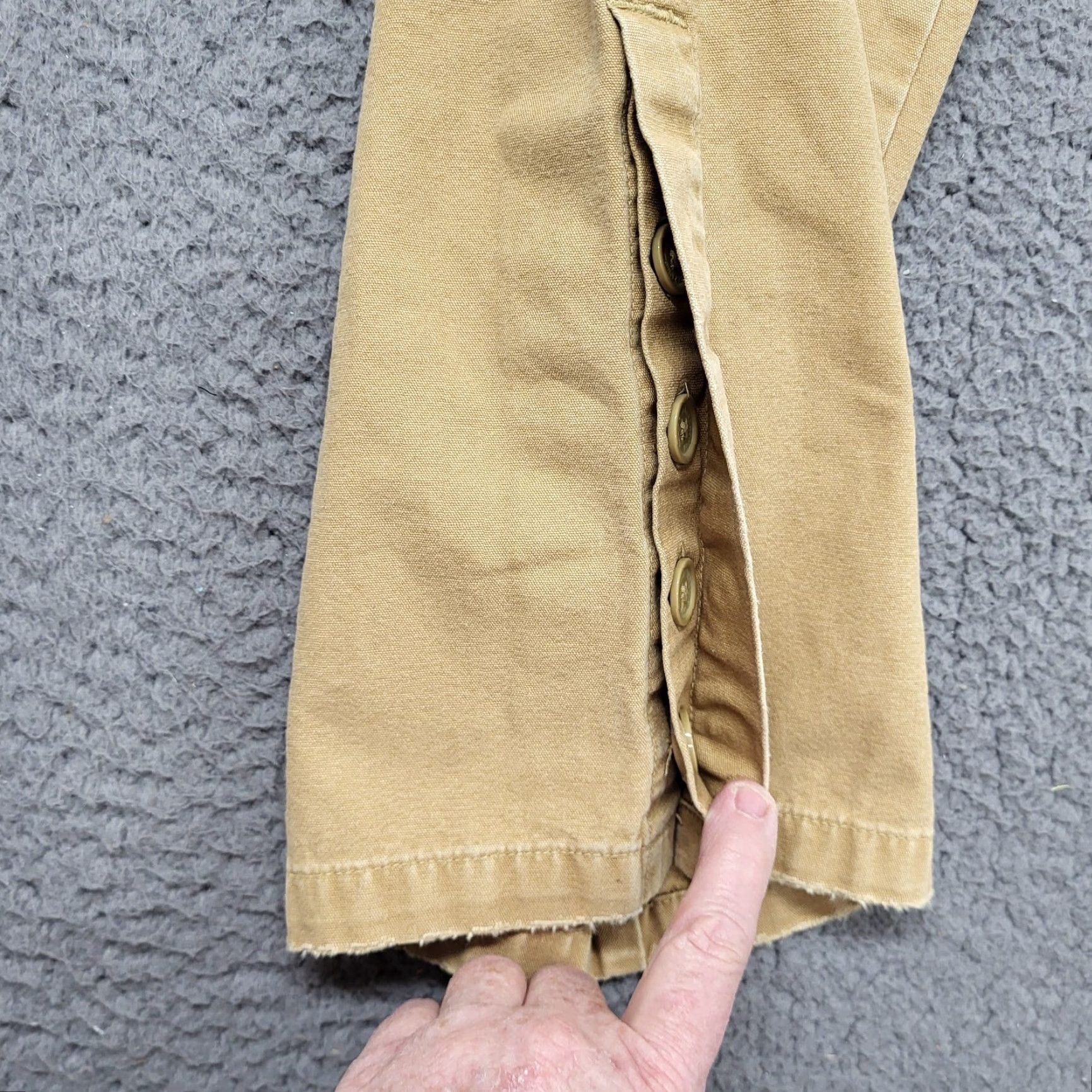 Abercrombie & Fitch Abercrombie & Fitch Cargo Pants Womens Size 2 Brown Canvas Capri Straight Relax Size 26" / US 2 / IT 38 - 5 Thumbnail
