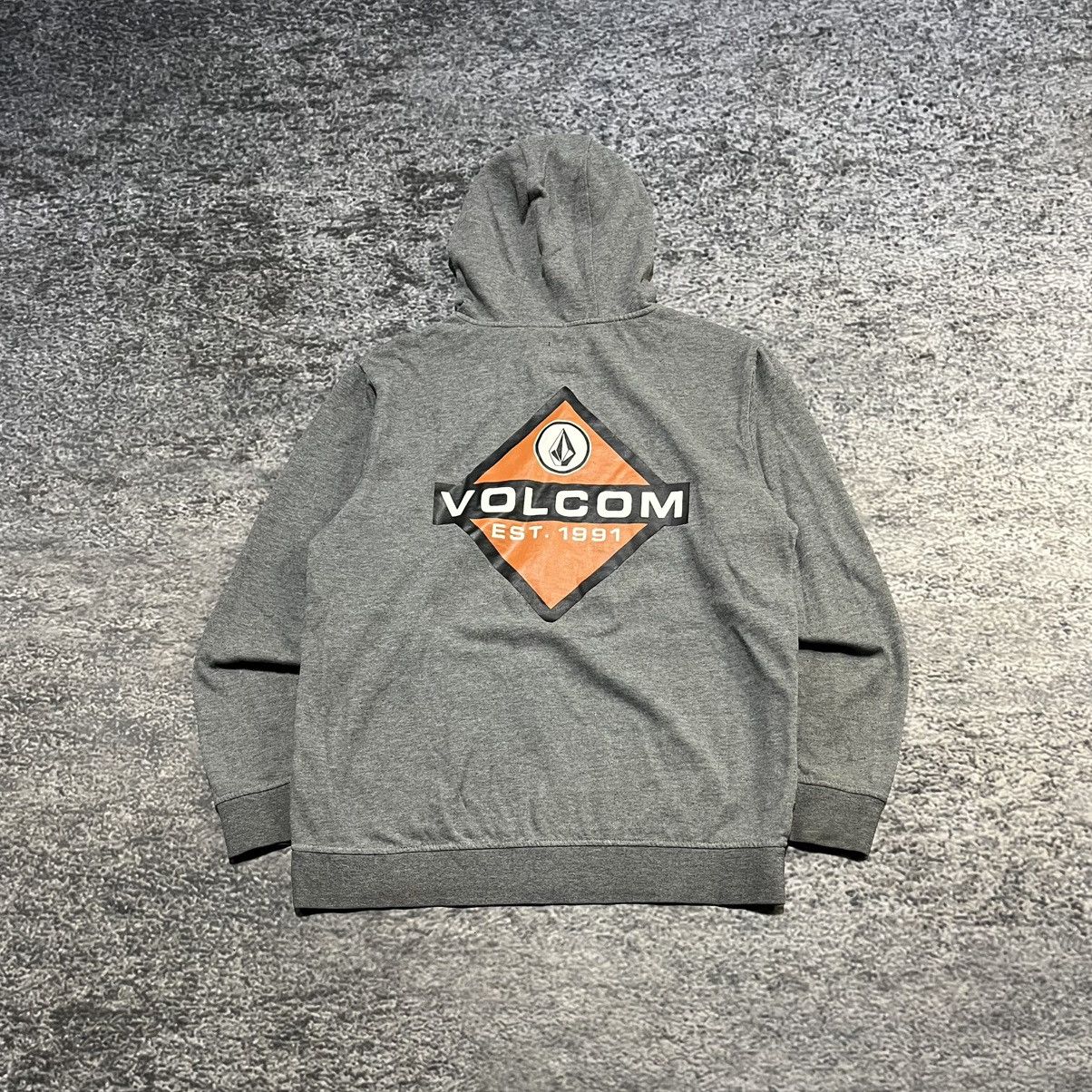 Volcom VINTAGE Y2K VOLCOM GRAY GRUNGE SKATER ZIP UP HOODIE LARGE Size US L / EU 52-54 / 3 - 1 Thumbnail