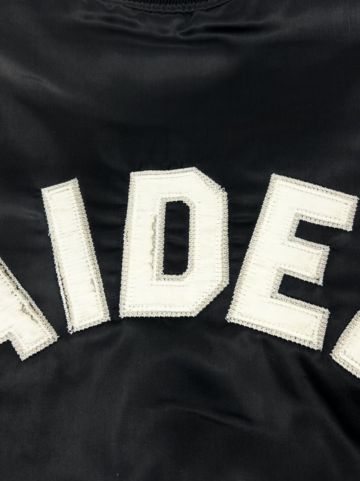 NFL Vintage Raiders Varsity NFL 90s Bomber Jacket Size US XL / EU 56 / 4 - 12 Thumbnail