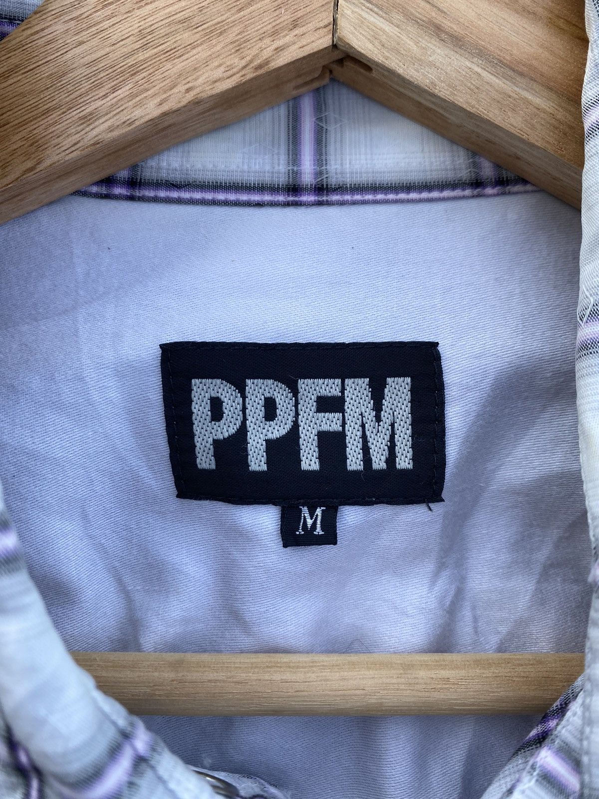 PPFM Rare PPFM Checkered Buttons Up Shirt Size US S / EU 44-46 / 1 - 10 Thumbnail
