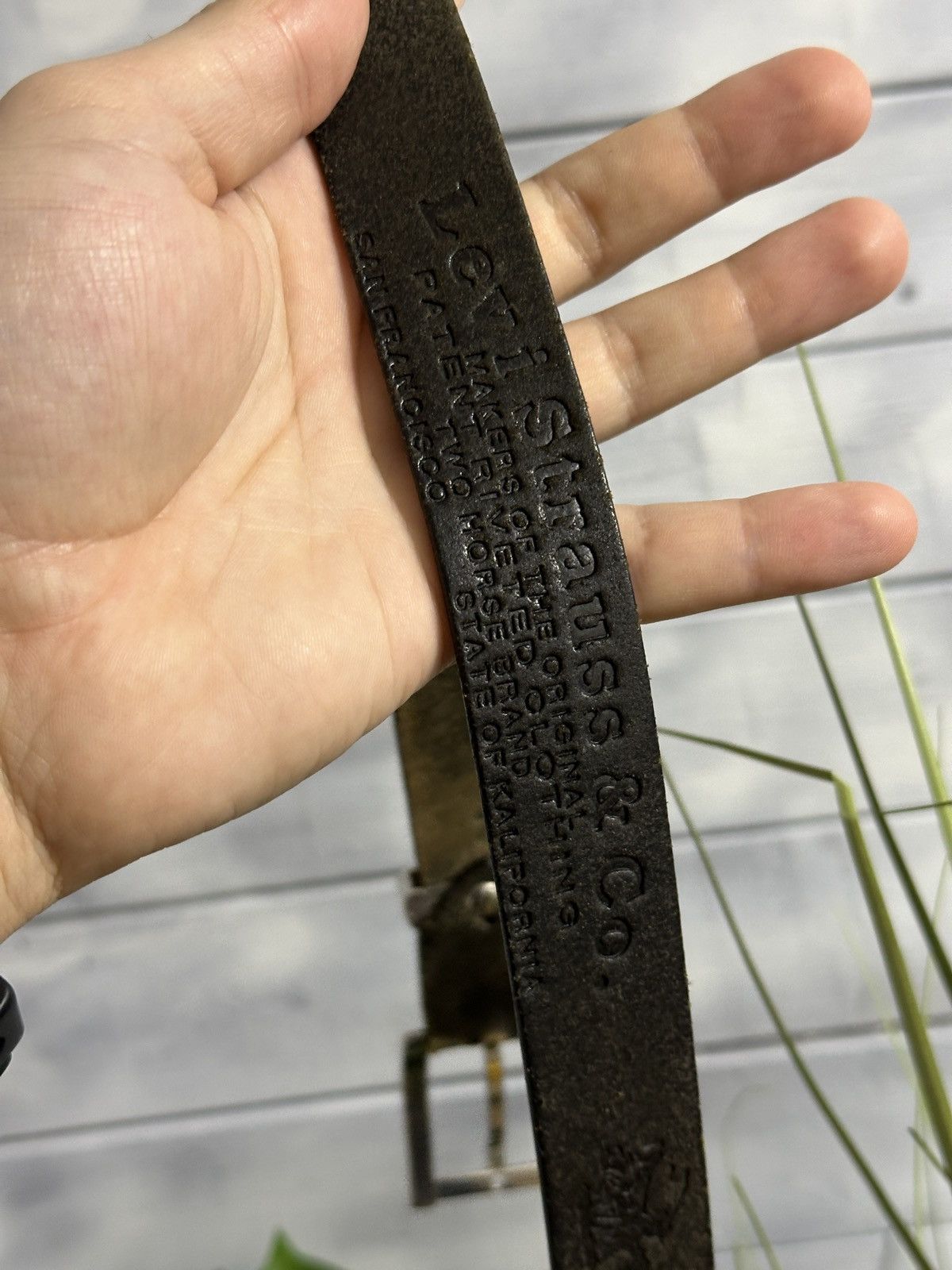 Leather Rare Vintage Leather Belt Levi Strauss & Co Levi’s . Size ONE SIZE - 4 Thumbnail