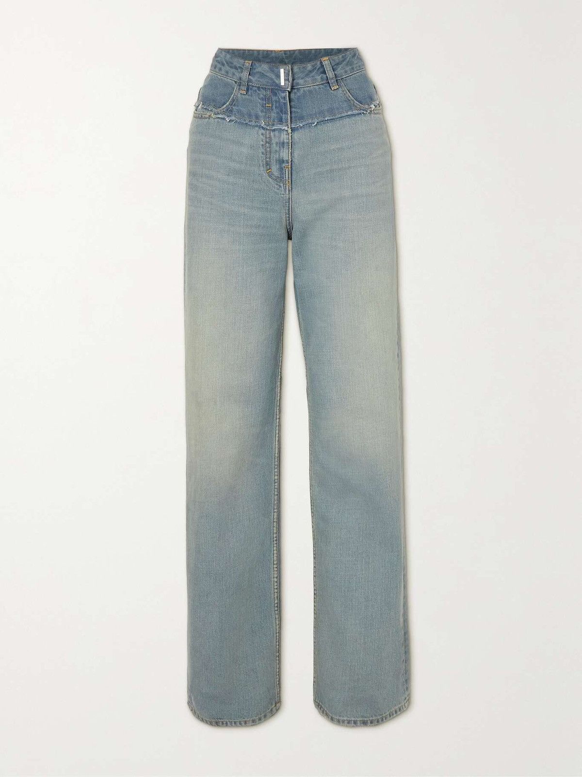 Givenchy MMW Distressed Two-Tone Jeans Size US 29 - 4 Thumbnail