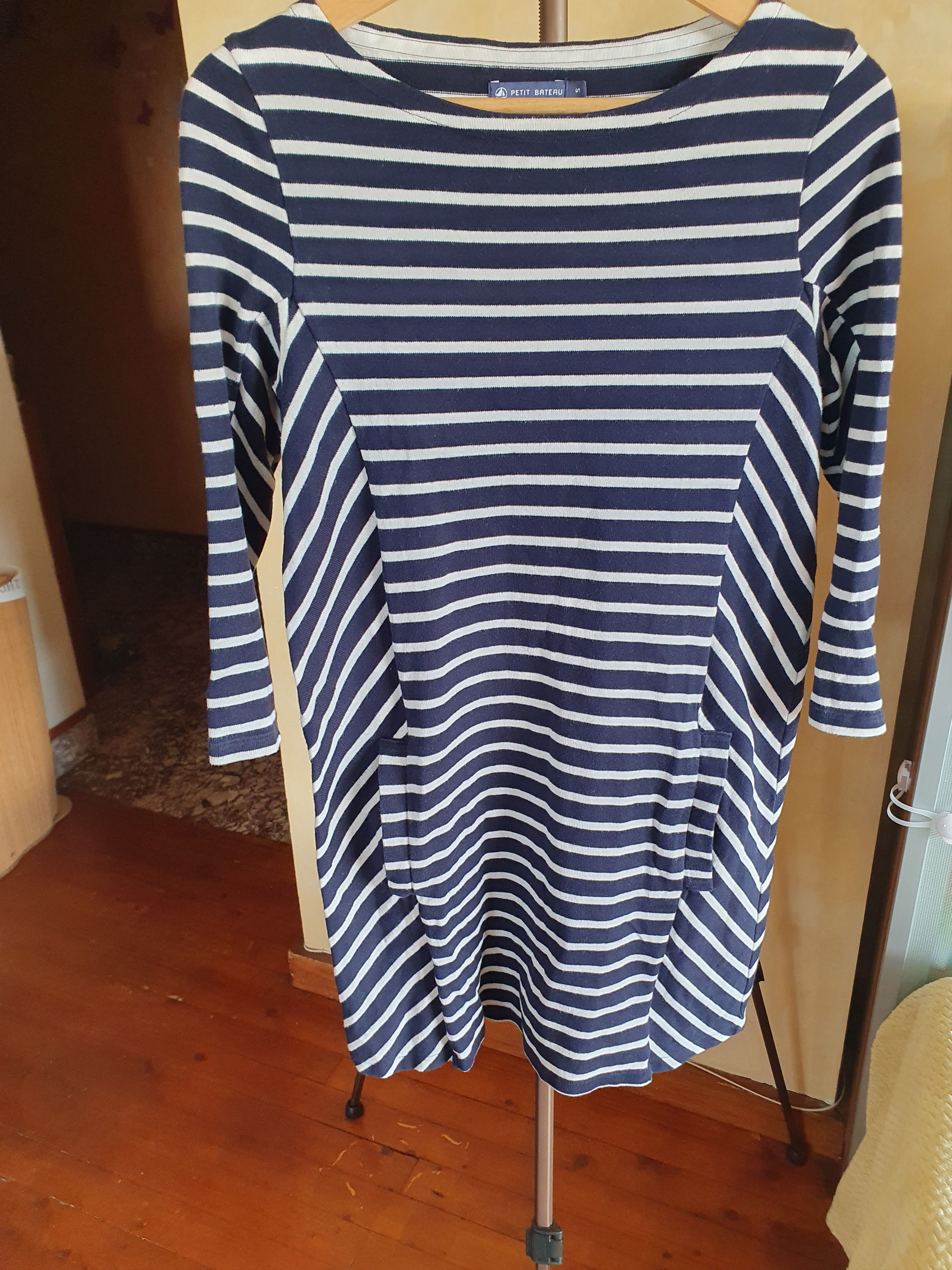 Petit Bateau Petit Bateau Breton Sailor Stripe Dress sz S Size S / US 4 / IT 40 - 5 Thumbnail