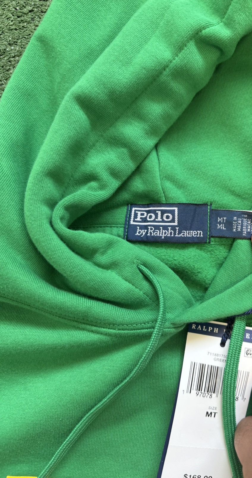 Polo Ralph Lauren NWT! RALPH LAUREN POLO SKI 92 Green HOODIE SWEATER Logo Size US M / EU 48-50 / 2 - 3 Thumbnail