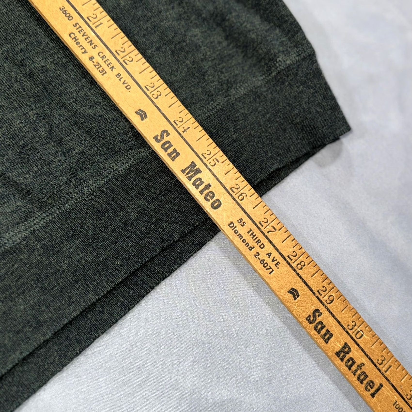 Vince Vince Mens Medium Green Merino Wool Hooded Pullover Sweater Knit Size US M / EU 48-50 / 2 - 7 Thumbnail