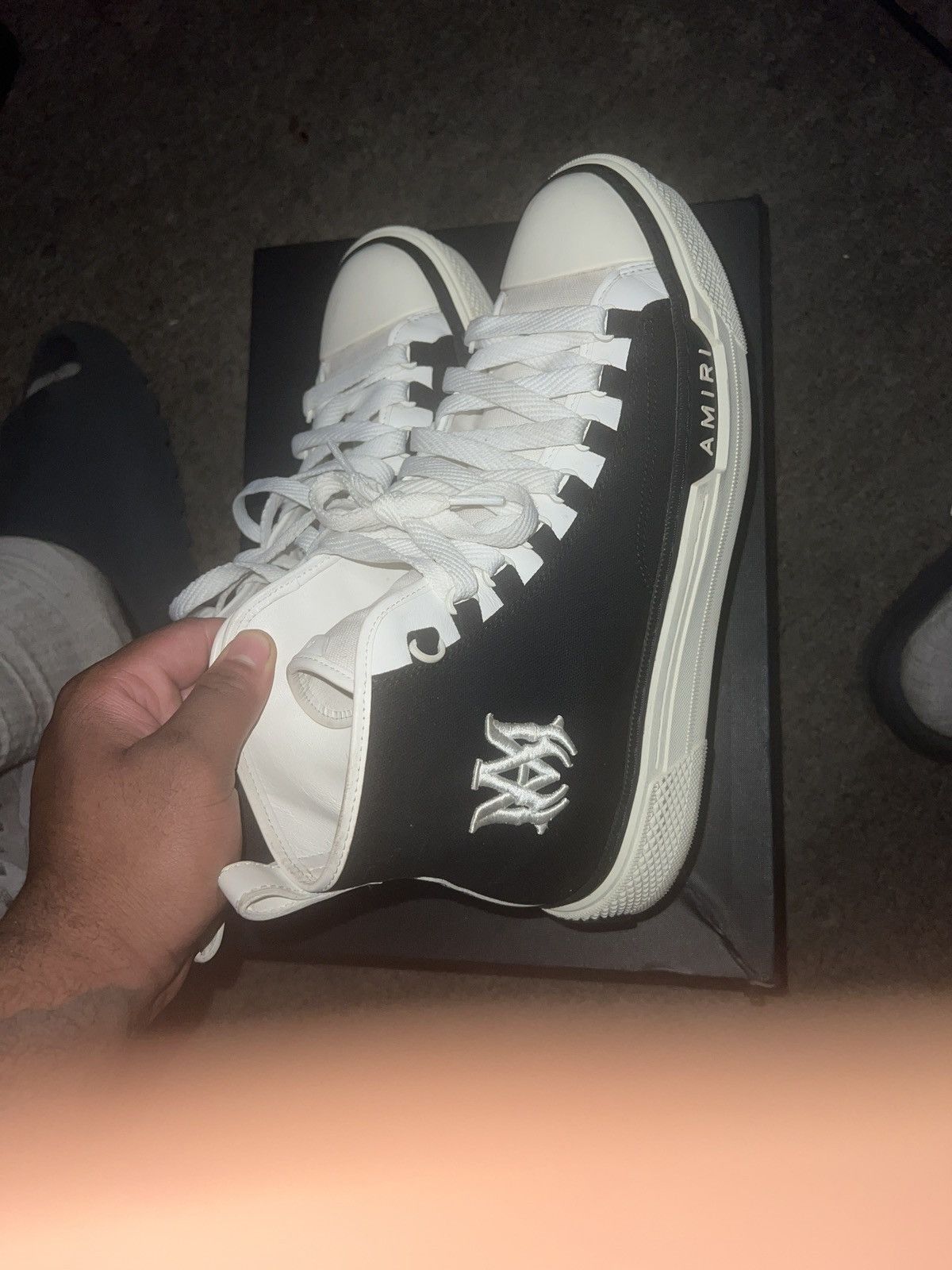 Amiri Amiri court high Size US 12 / EU 45 - 6 Thumbnail