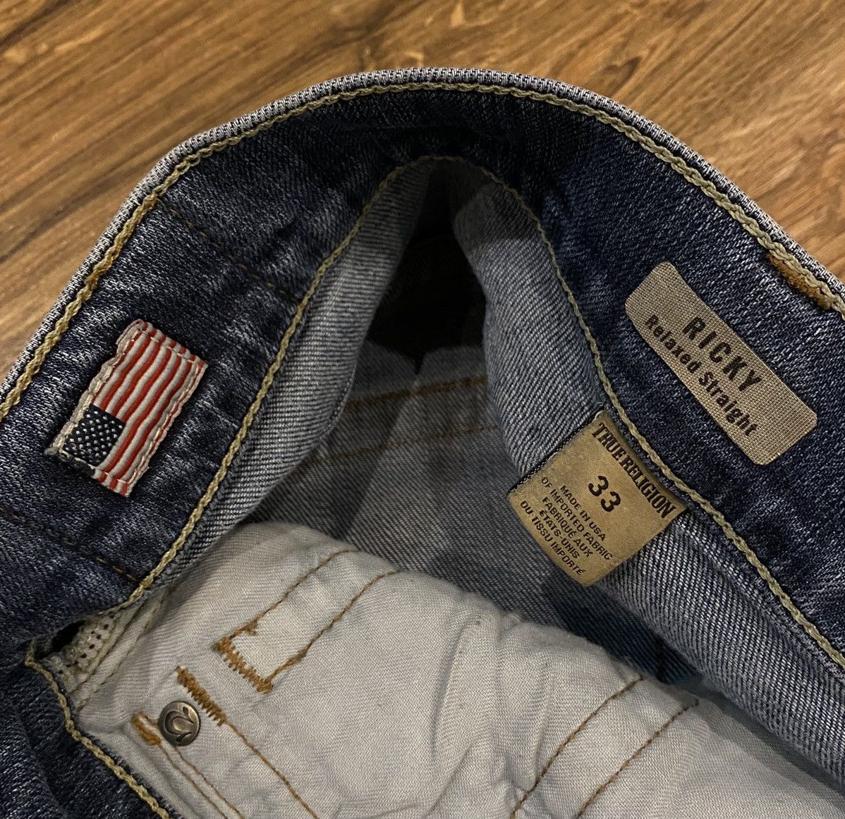 True Religion True Religion Ricky Relaxed Straight Jeans x Streetwear Size US 33 - 7 Thumbnail