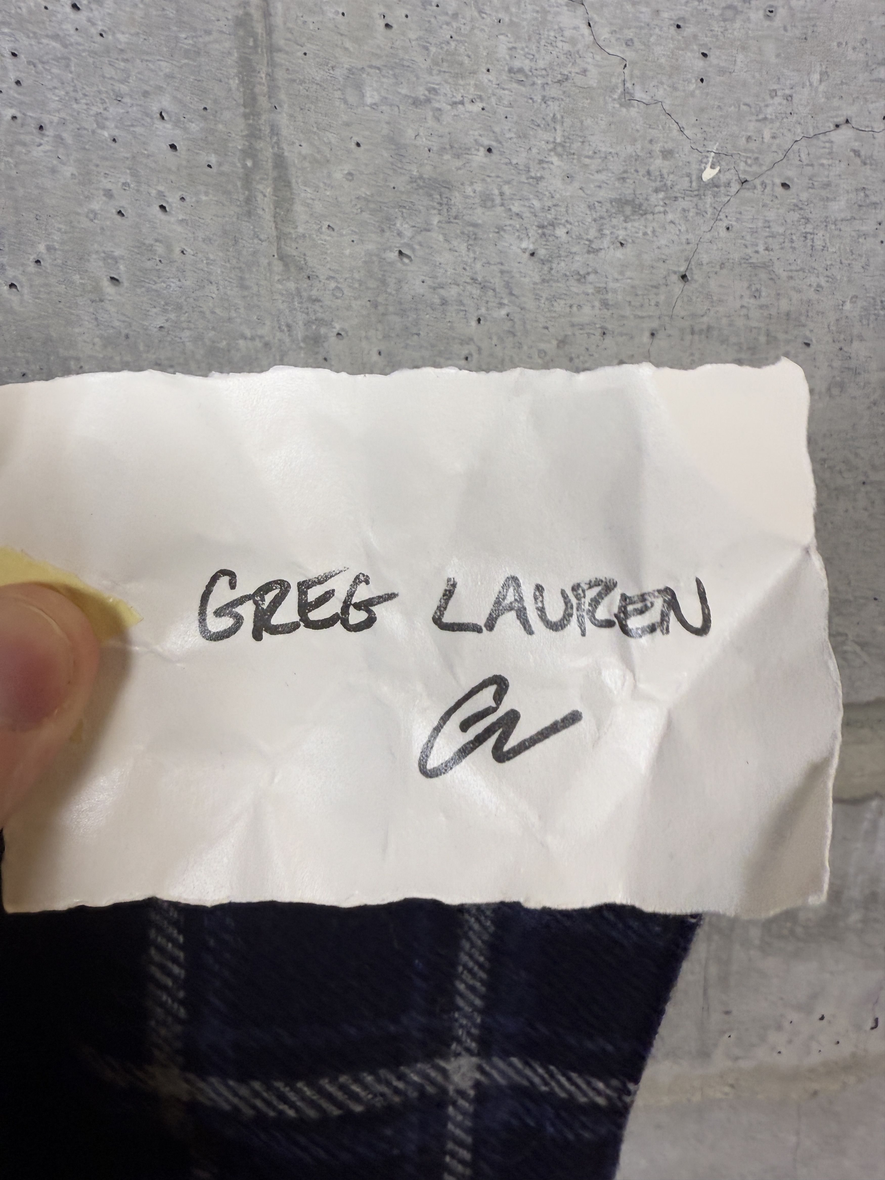 Greg Lauren Greg Lauren Navy Check GL 1 Kimono Size US XXL / EU 58 / 5 - 9 Thumbnail