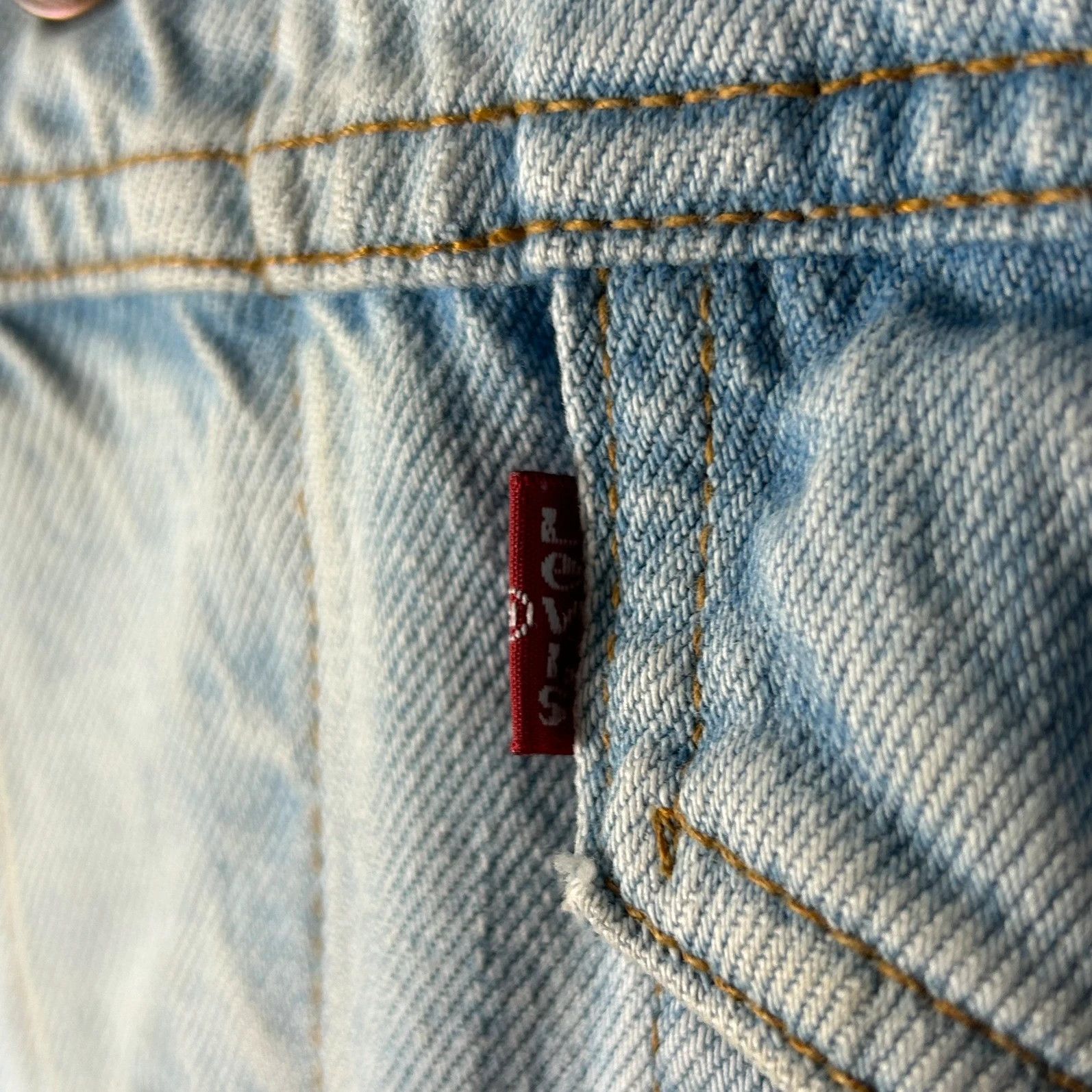 Levi's Levis denim jacket vintage 90s jasno baby blue denim Size US XL / EU 56 / 4 - 6 Thumbnail