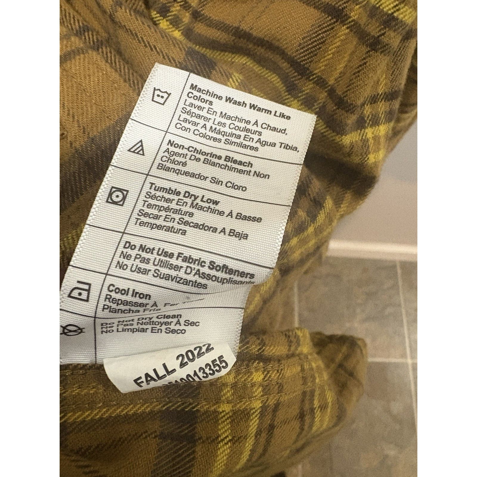 Carhartt Carhartt Medium Brown Yellow Plaid Flannel Shirt Relaxed Fit Size US M / EU 48-50 / 2 - 7 Thumbnail