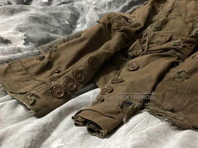 Greg Lauren Greg Lauren Early Tattered Cloth Jacket Size US M / EU 48-50 / 2 - 5 Thumbnail