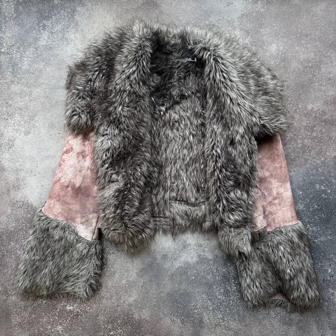 Japanese Brand Amazing Faux Fur Cropped Shearling/Sheepskin Jacket Size M / US 6-8 / IT 42-44 - 6 Thumbnail