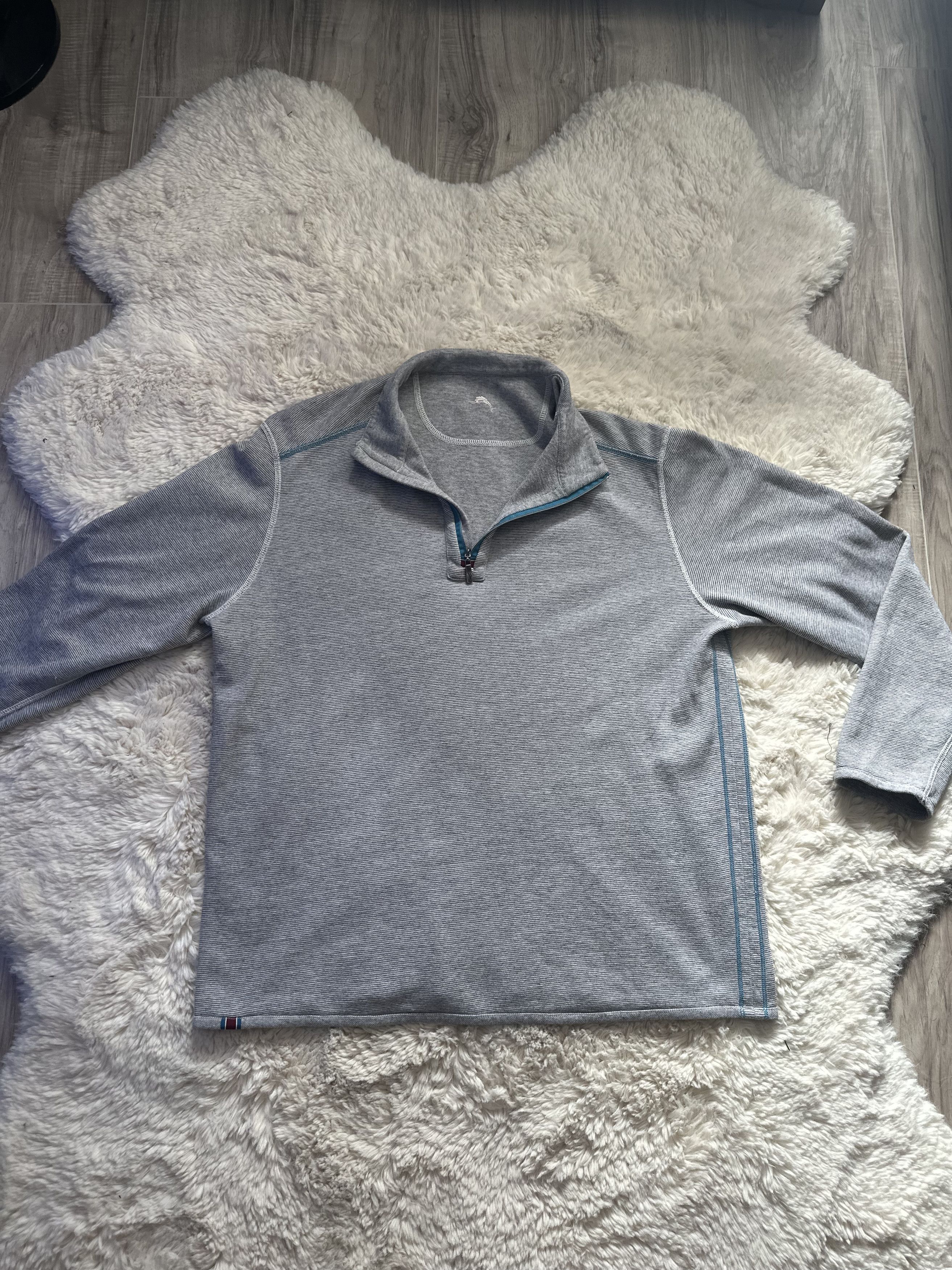 Tommy Bahama Reversible Tommy Bahama quarter zip sweater Size US L / EU 52-54 / 3 - 1 Thumbnail