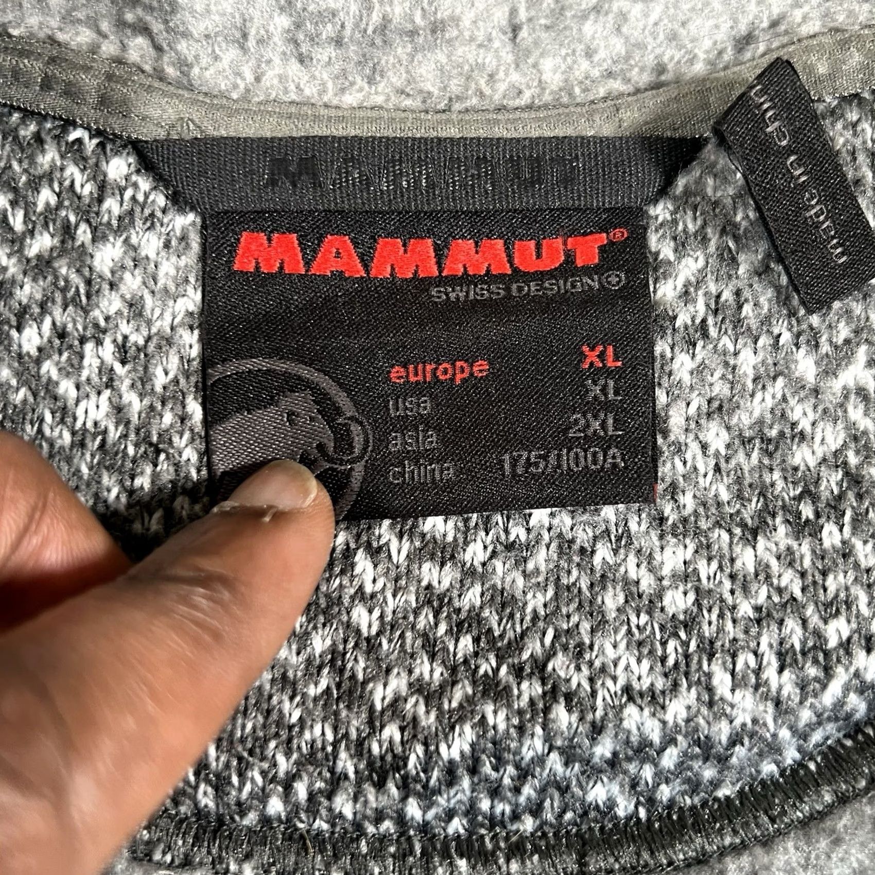 Mammut Mammut Jacket Women XL Fleece Lined Hooded Full Zip Gray Pockets Size XL / US 12-14 / IT 48-50 - 6 Thumbnail