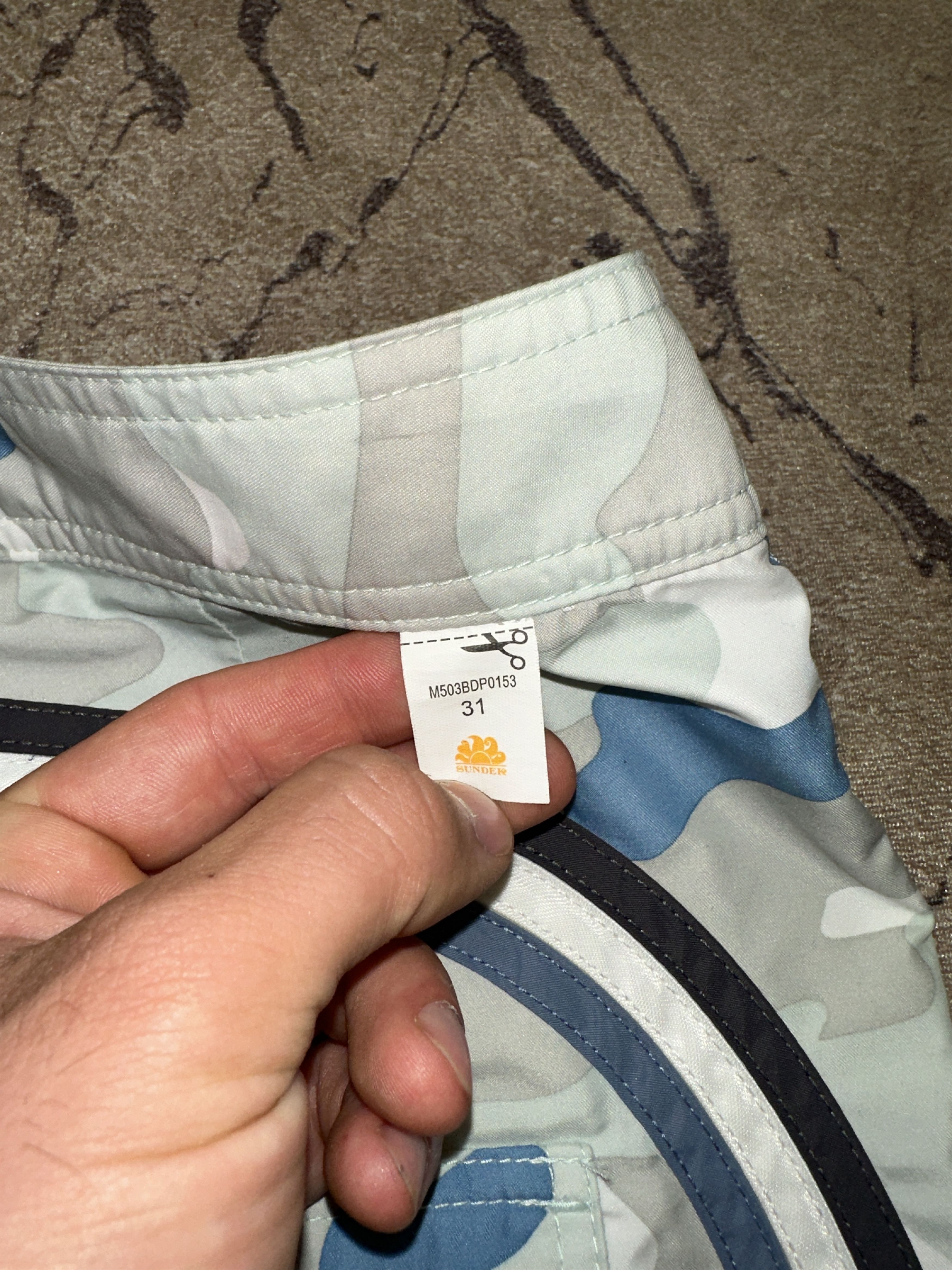 Sundek Camouflage Sundek 31 Beach Shorts Trunks BathSuit Size 31 S Size US 31 - 8 Thumbnail