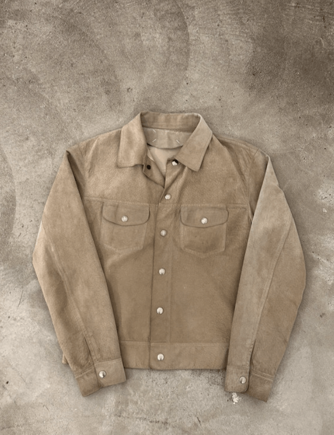 Maison Margiela Maison Margiela Jacket Leather Coat Biker Belt Suede EX0013 Size US M / EU 48-50 / 2 - 1 Thumbnail