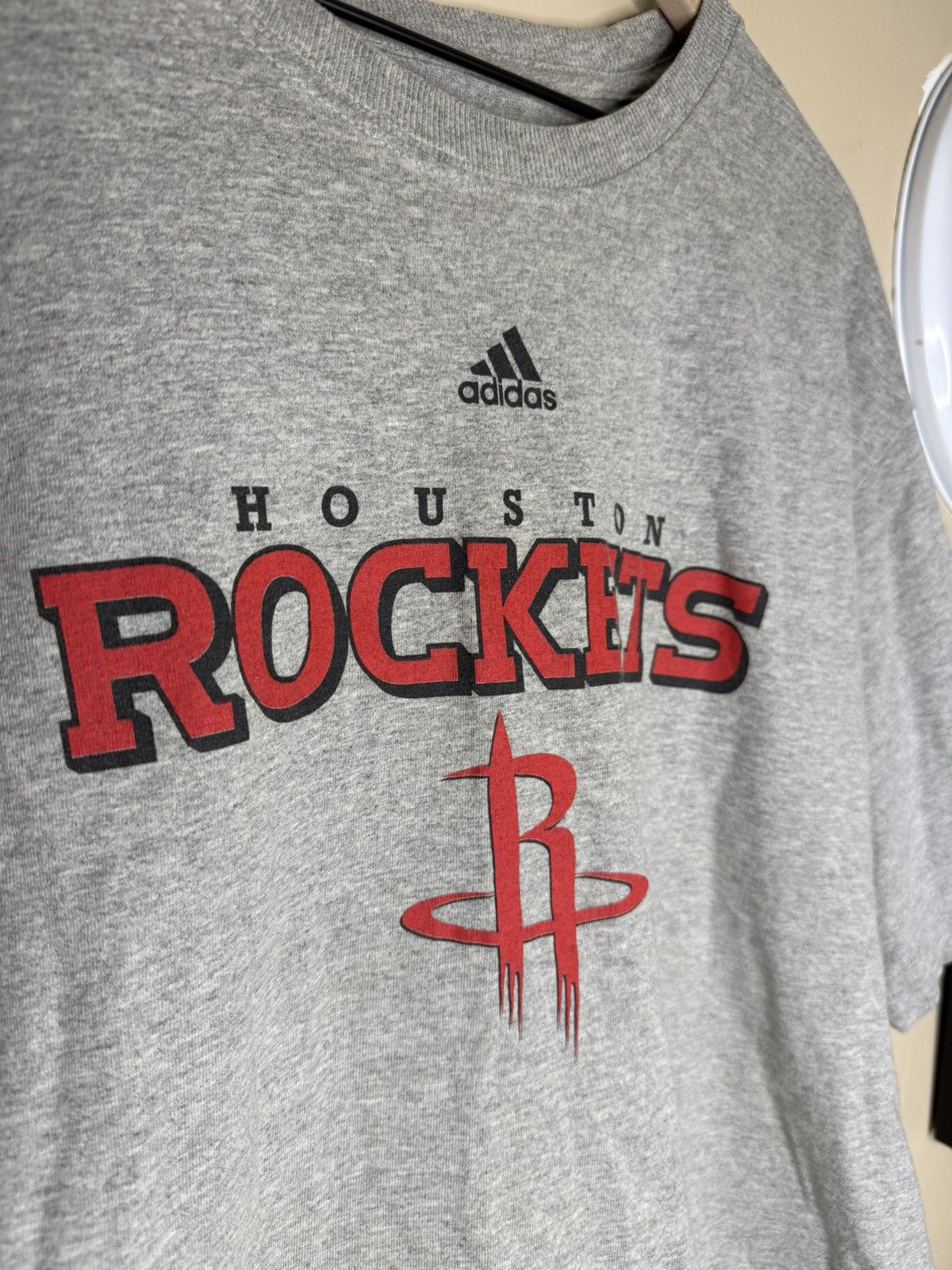 Adidas Adidas Houston Rockets short Sleeve Shirt size XL Size US XL / EU 56 / 4 - 3 Thumbnail