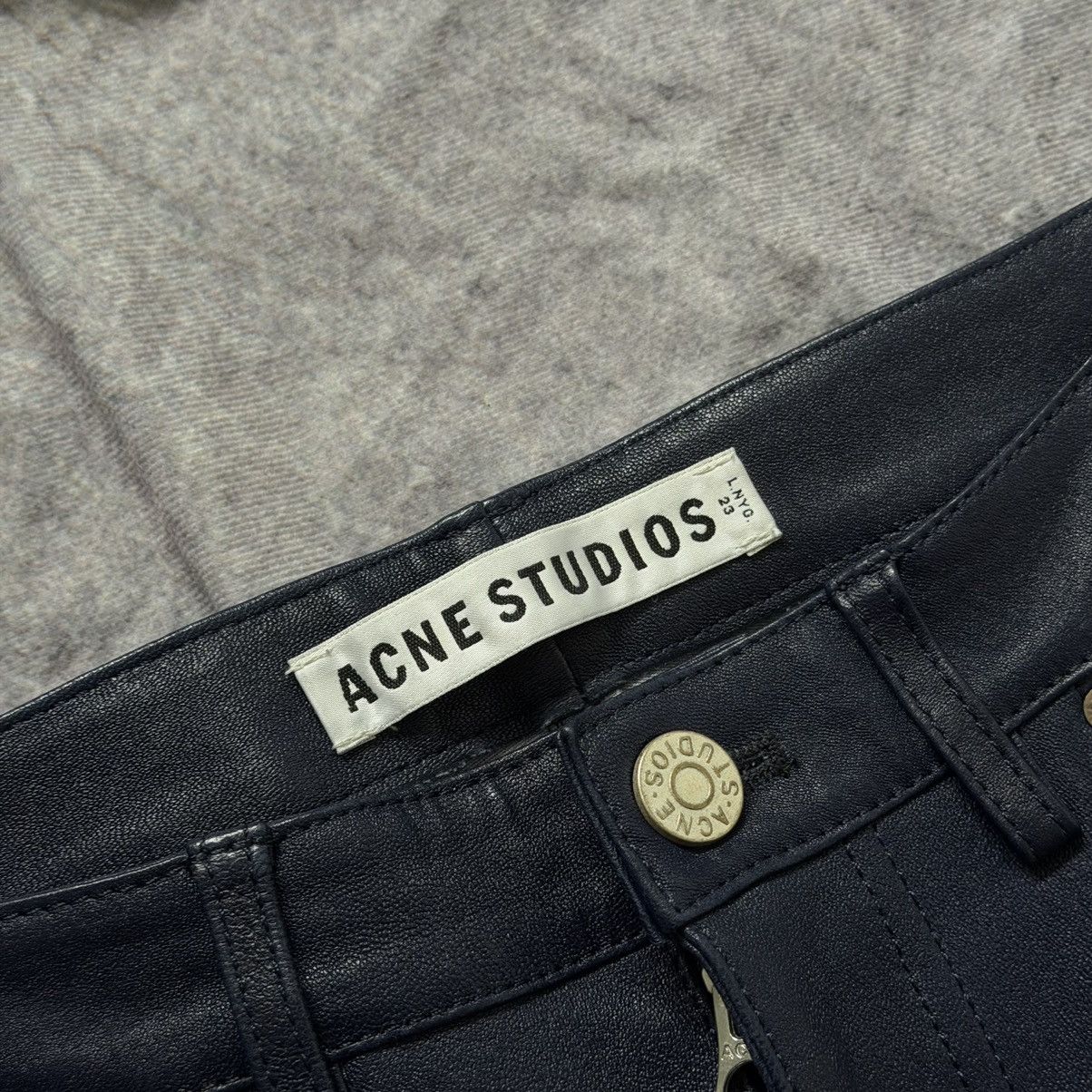 Acne Studios Acne Studios Skin 5 Pocket Lea Paw 13 Lamb Leather Pants Size 25" / US 0 / IT 36 - 7 Thumbnail