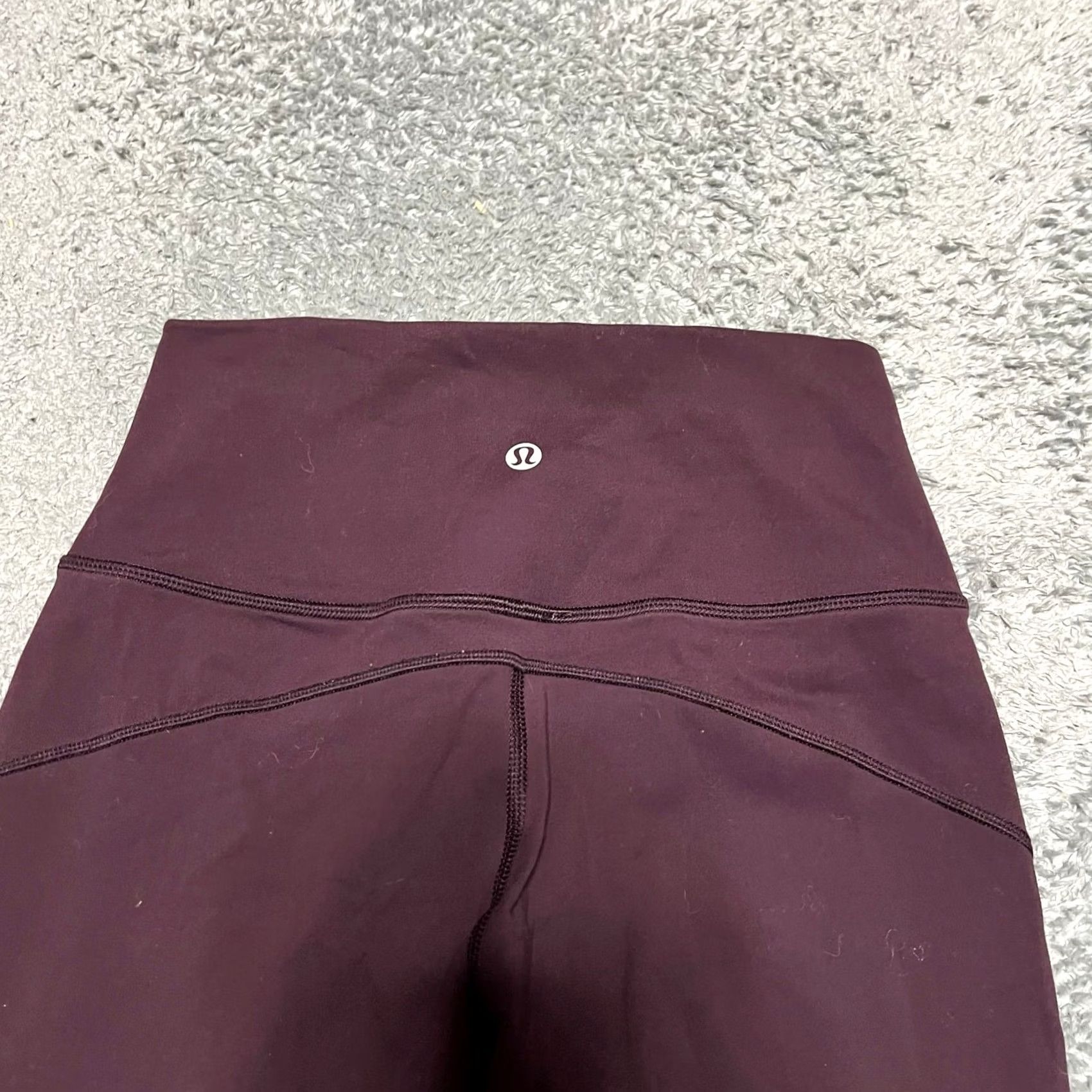 Lululemon Lululemon Leggings Womens 6 In Movement Maroon Everlux Gym W5ANXS Womens Size 6 Leggings Red Movement Everlux Compression Shoes? Size 28" / US 6 / IT 42 - 2 Thumbnail