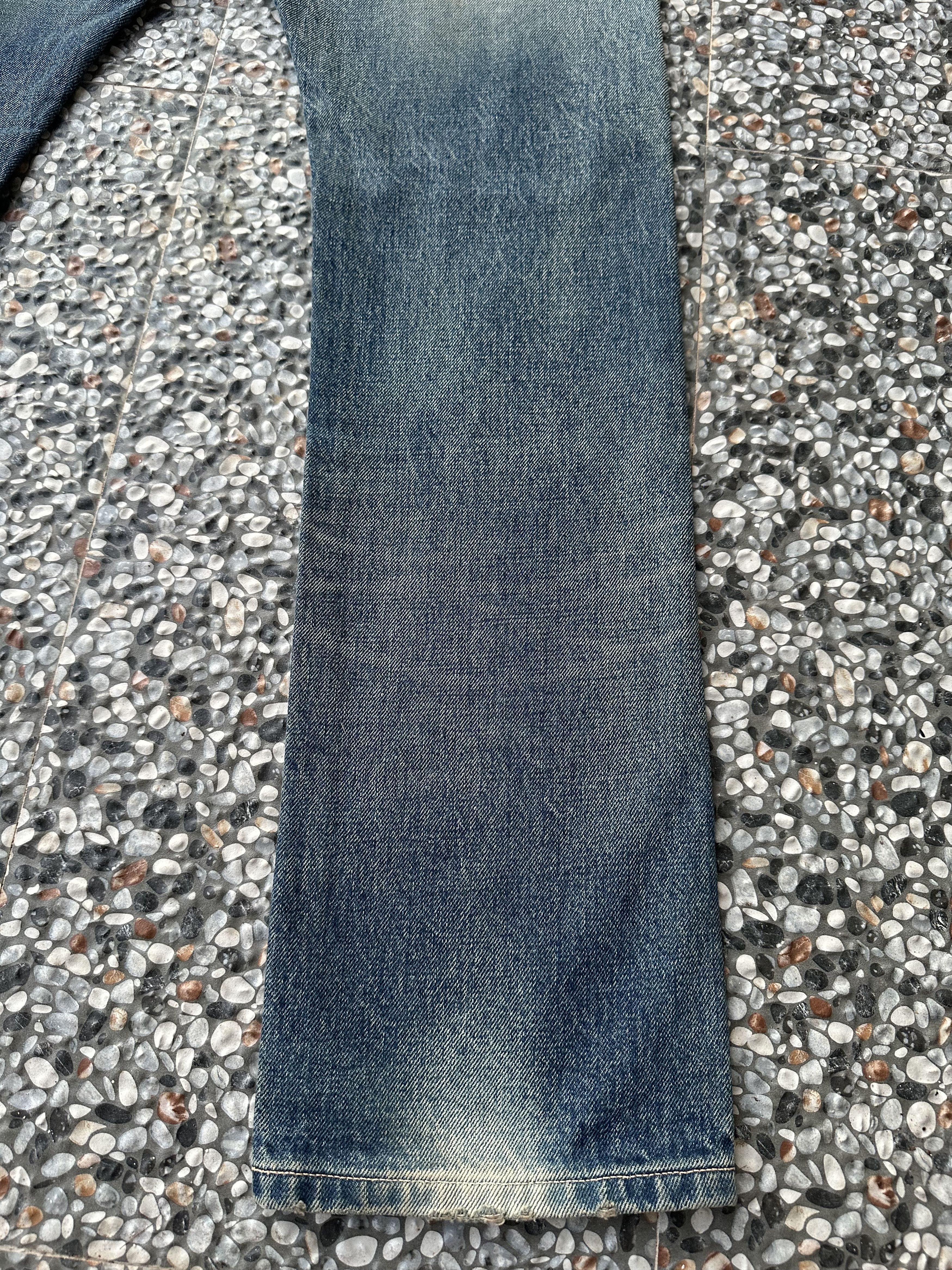 Exodus Vintage Japanese Brand Exodus Distressed Selvedge Denim Jean Size US 32 / EU 48 - 14 Thumbnail