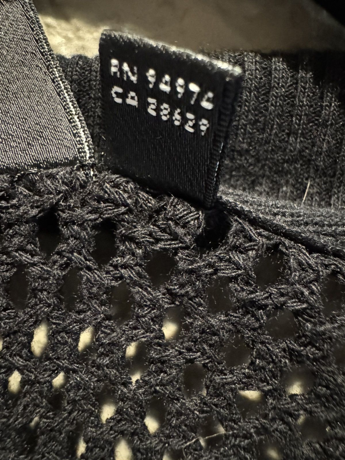 Stussy Stussy Workwear Black Mesh Knit Short Sleev Jersey Large Size US L / EU 52-54 / 3 - 3 Thumbnail