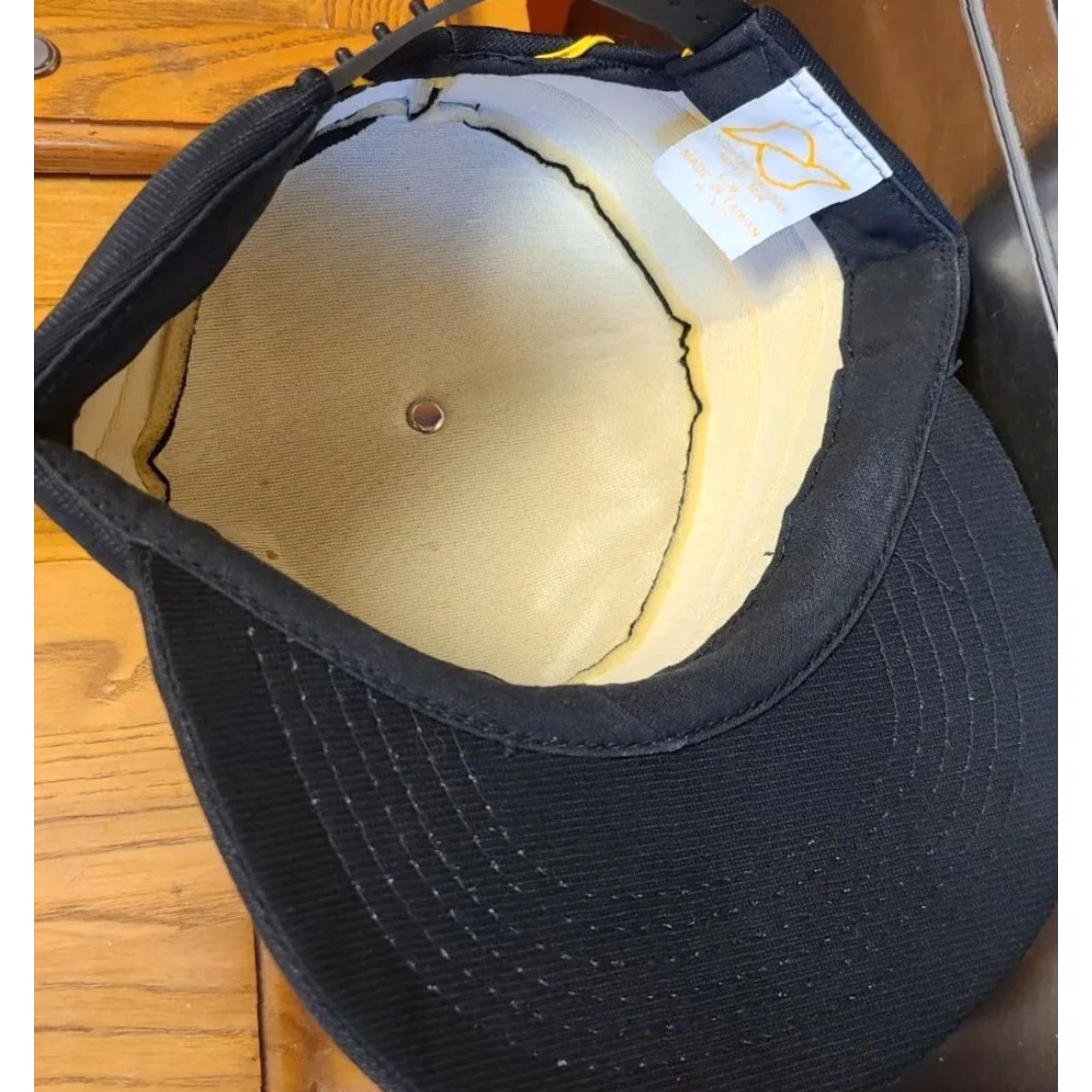 Vintage VINTAGE Northern Cap Hat Mpls MN Black Yellow Striped Bumblebee Snapback Foam Size ONE SIZE - 6 Thumbnail