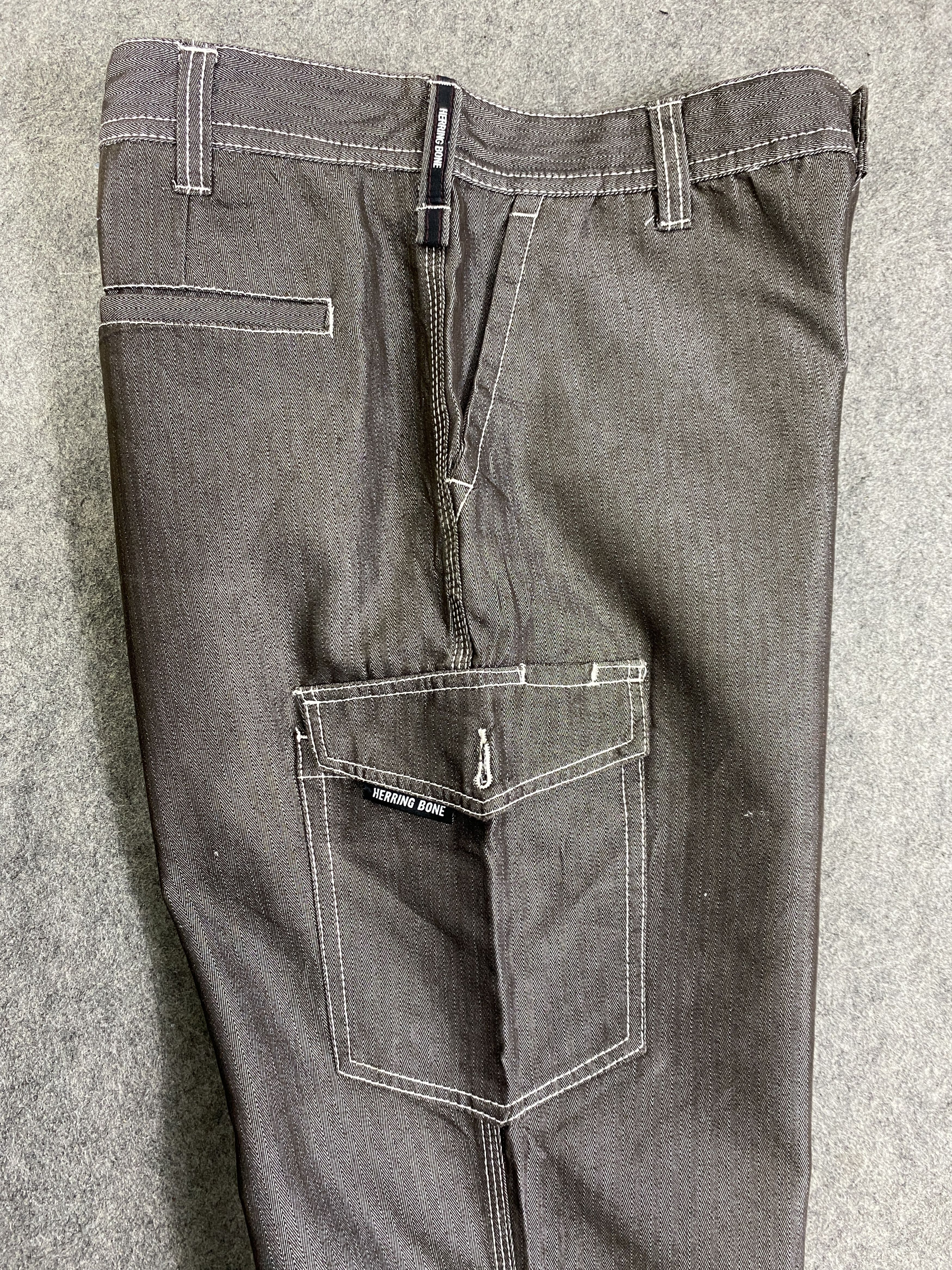 Japanese Brand Herringbone Japanese Brand MultiPocket Pants -CP297 Size US 34 / EU 50 - 7 Thumbnail
