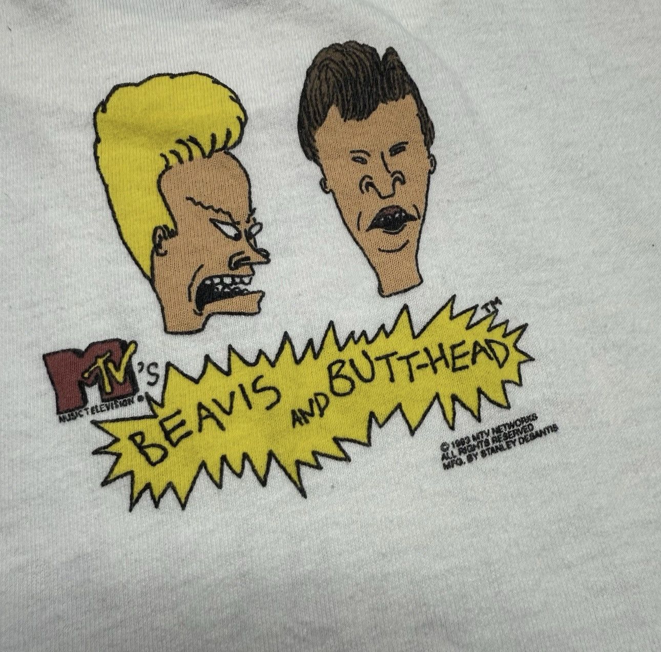 Mtv 1993 Beavis and Butt-Head Tee Single Stitch MTV All Sport L Size US XL / EU 56 / 4 - 5 Thumbnail