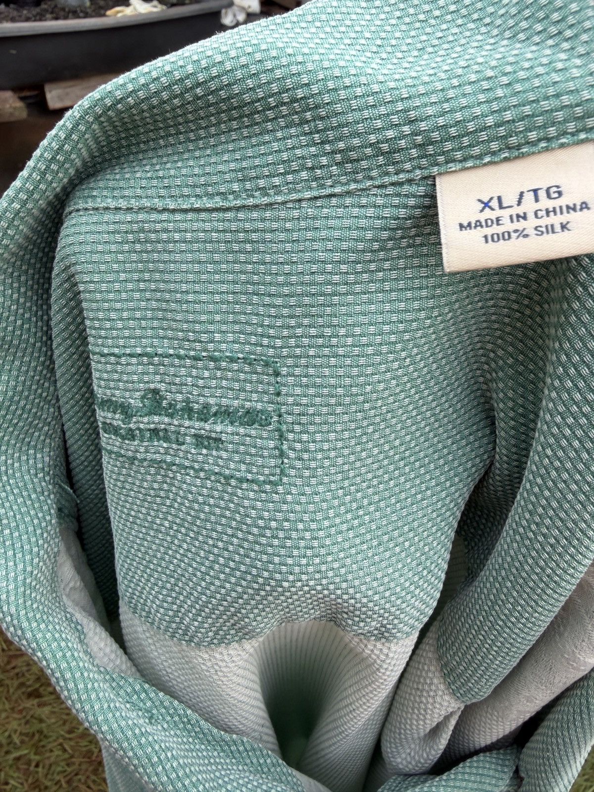 Tommy Bahama PreOwned Tommy Bahama Green Hawaiian Print Men's XL Size US XL / EU 56 / 4 - 5 Thumbnail