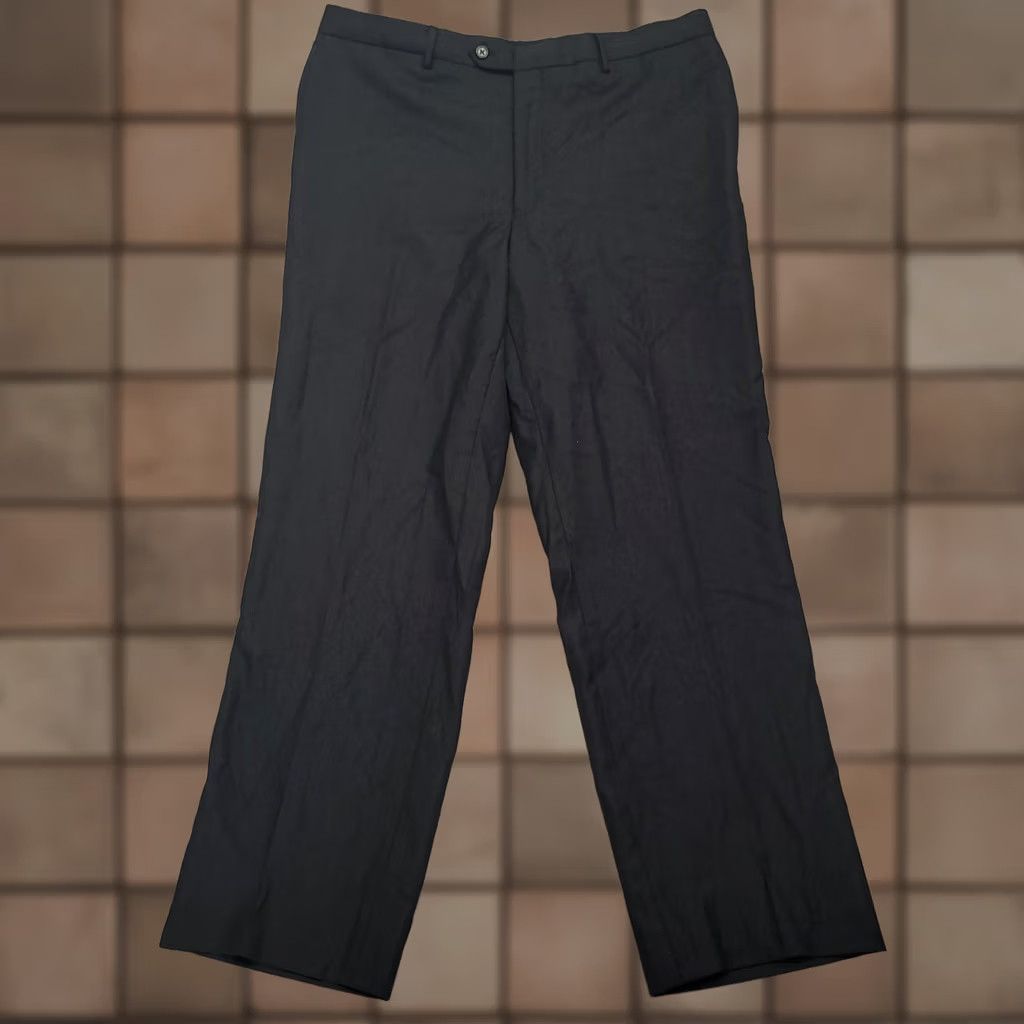 Jos. A. Bank Jos A Bank Mens Gray Wool Dress Pants Regular Fit Career 40x30 Size US 40 / EU 56 - 1 Thumbnail